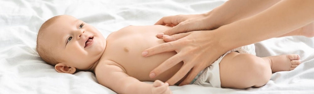 masaz brzuszka noworodka