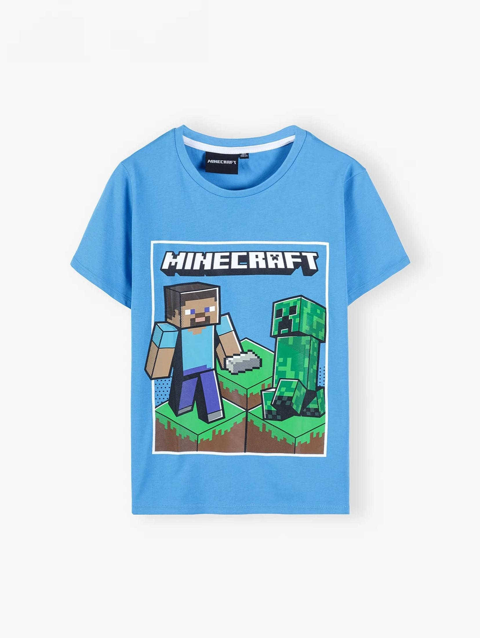 Bawełniana koszulka z krótkim rękawem, Minecraft