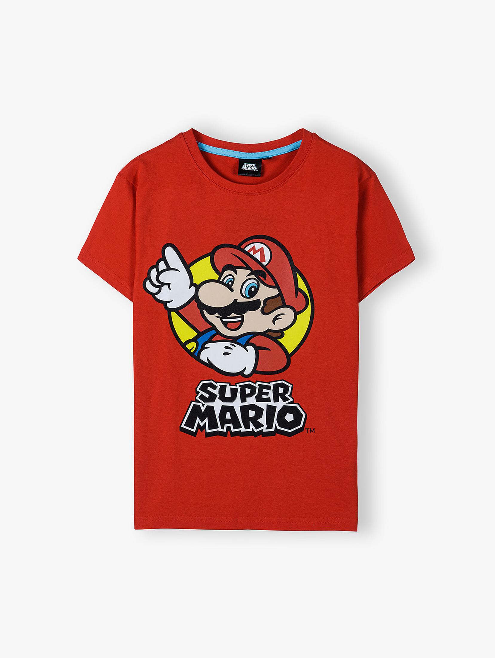 Bawełniana koszulka z krótkim rękawem Super Mario