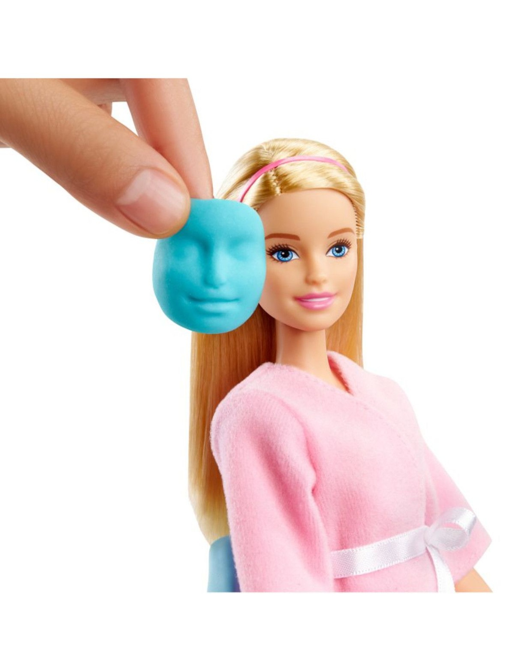Barbie - Zestaw Salon SPA Lalka ze szczeniaczkiem, akcesoriami i masą plastyczną wiek 4+