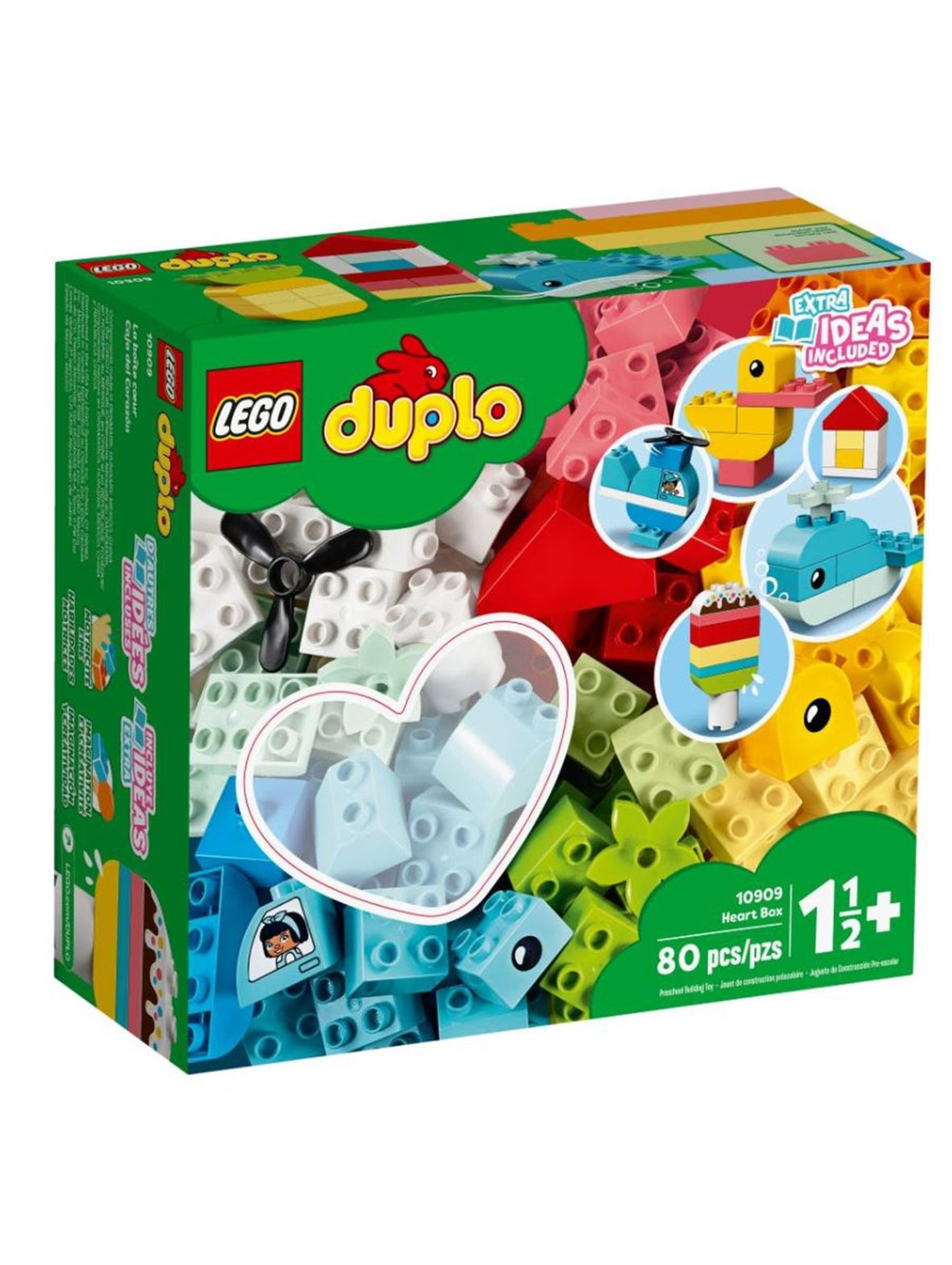 Lego DUPLO -  Pudełko z serduszkiem  - 80 elementów wiek 18msc+