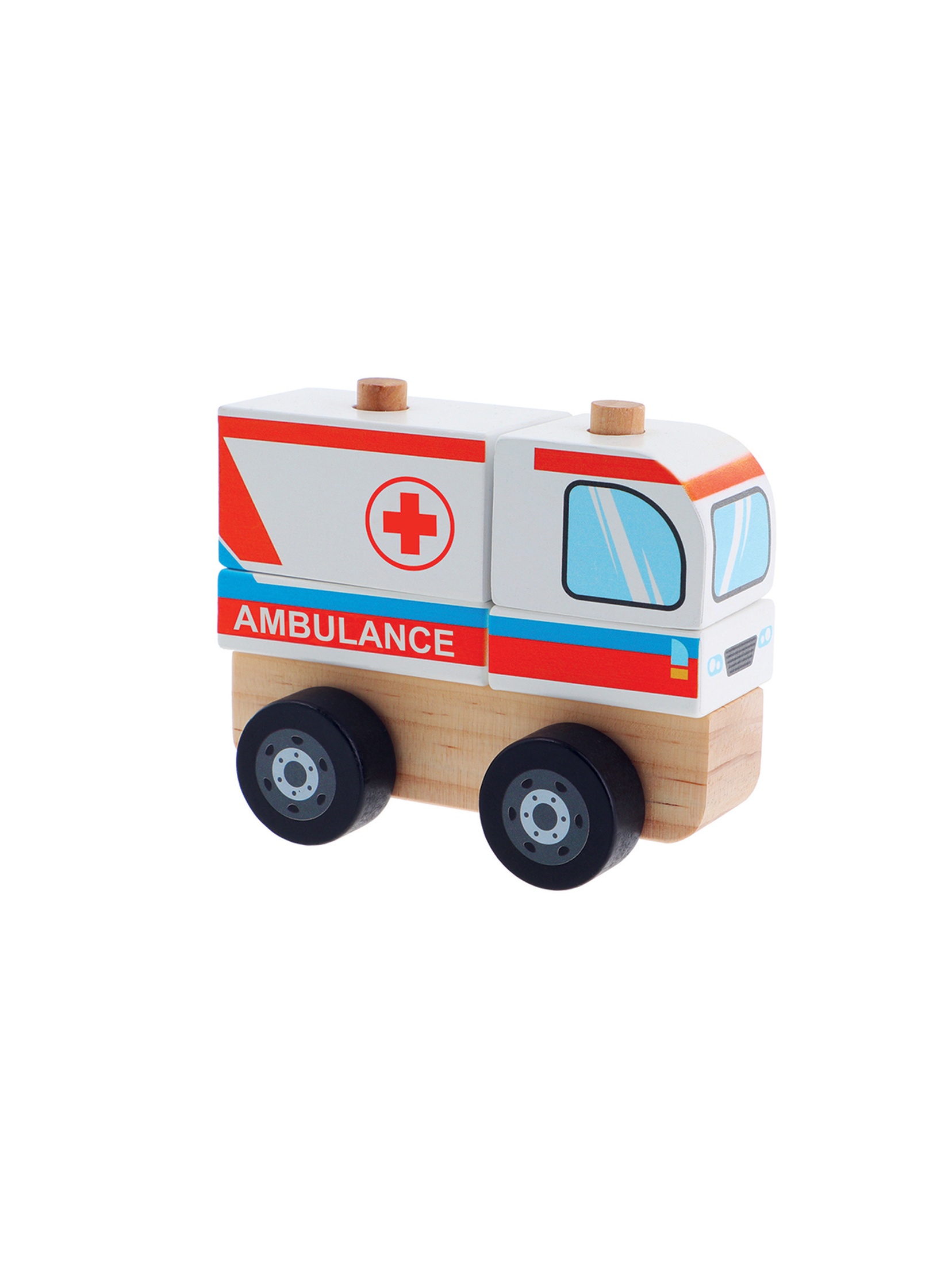 Zabawka drewniana - Ambulance