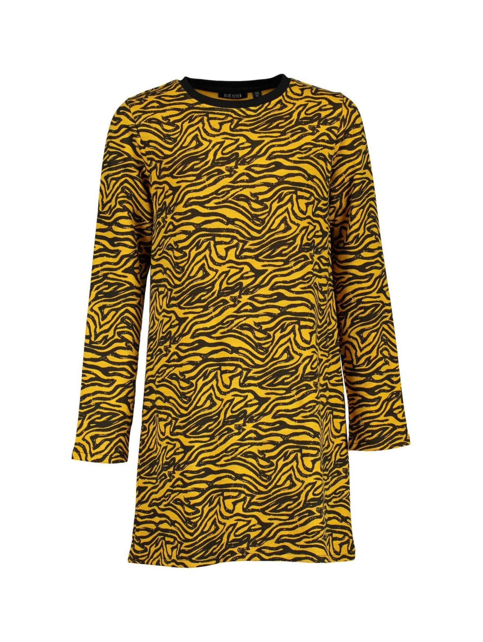Sukienka dziewczęca 100% bawełna czarno żółte wzory