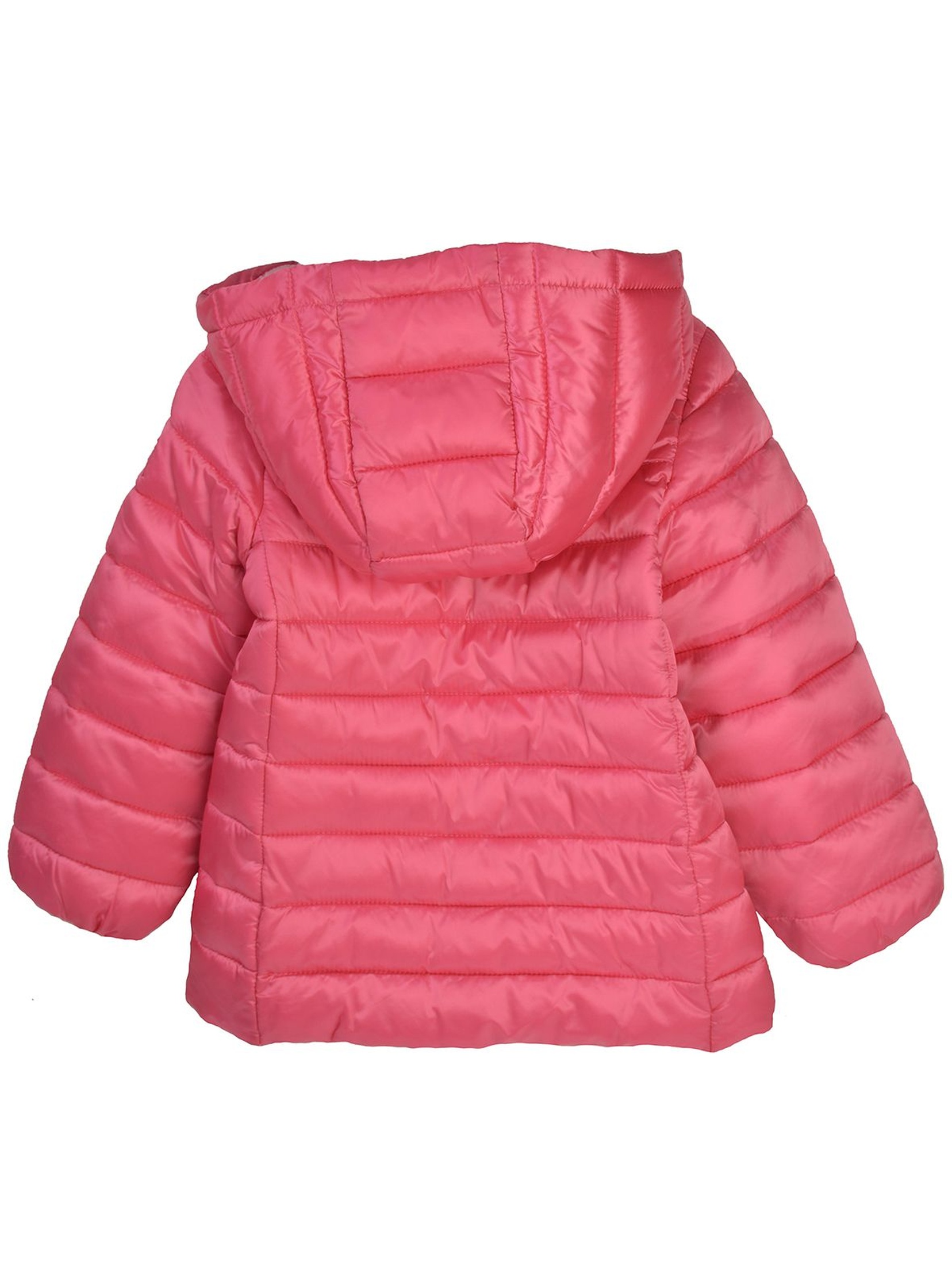 Różowa pikowana kurtka dla dziewczynki - Minotti