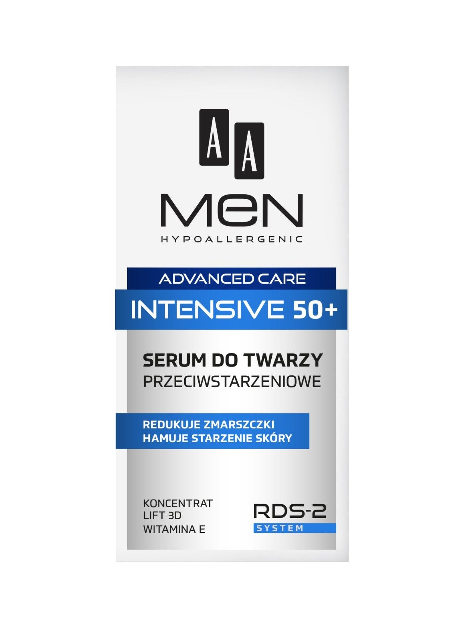AA Men Advanced Care Intensive 50+ Serum do twarzy przeciwstarzeniowe 50 ml