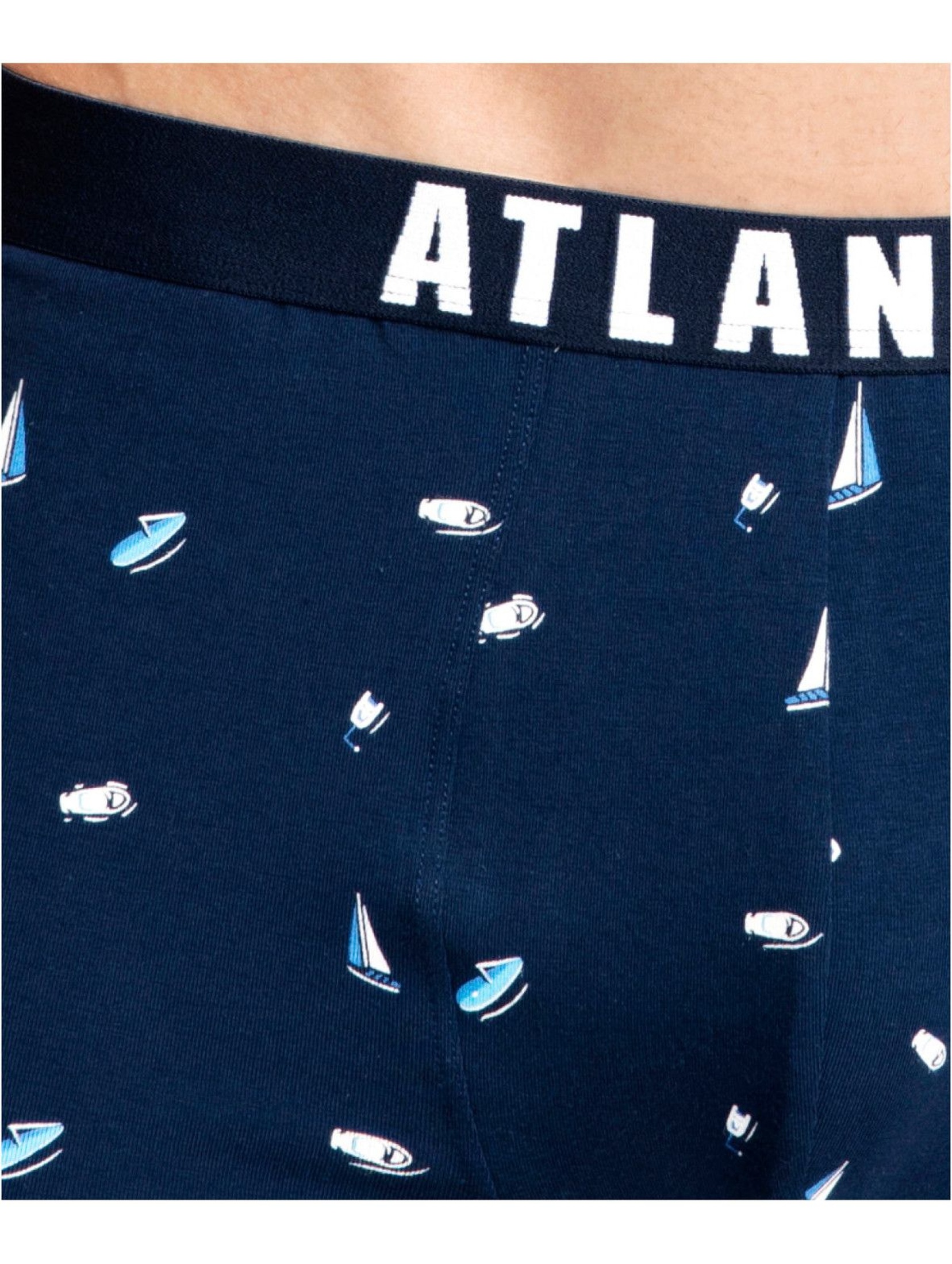 Bokserki męskie w marynarskie wzory Atlantic 2pak