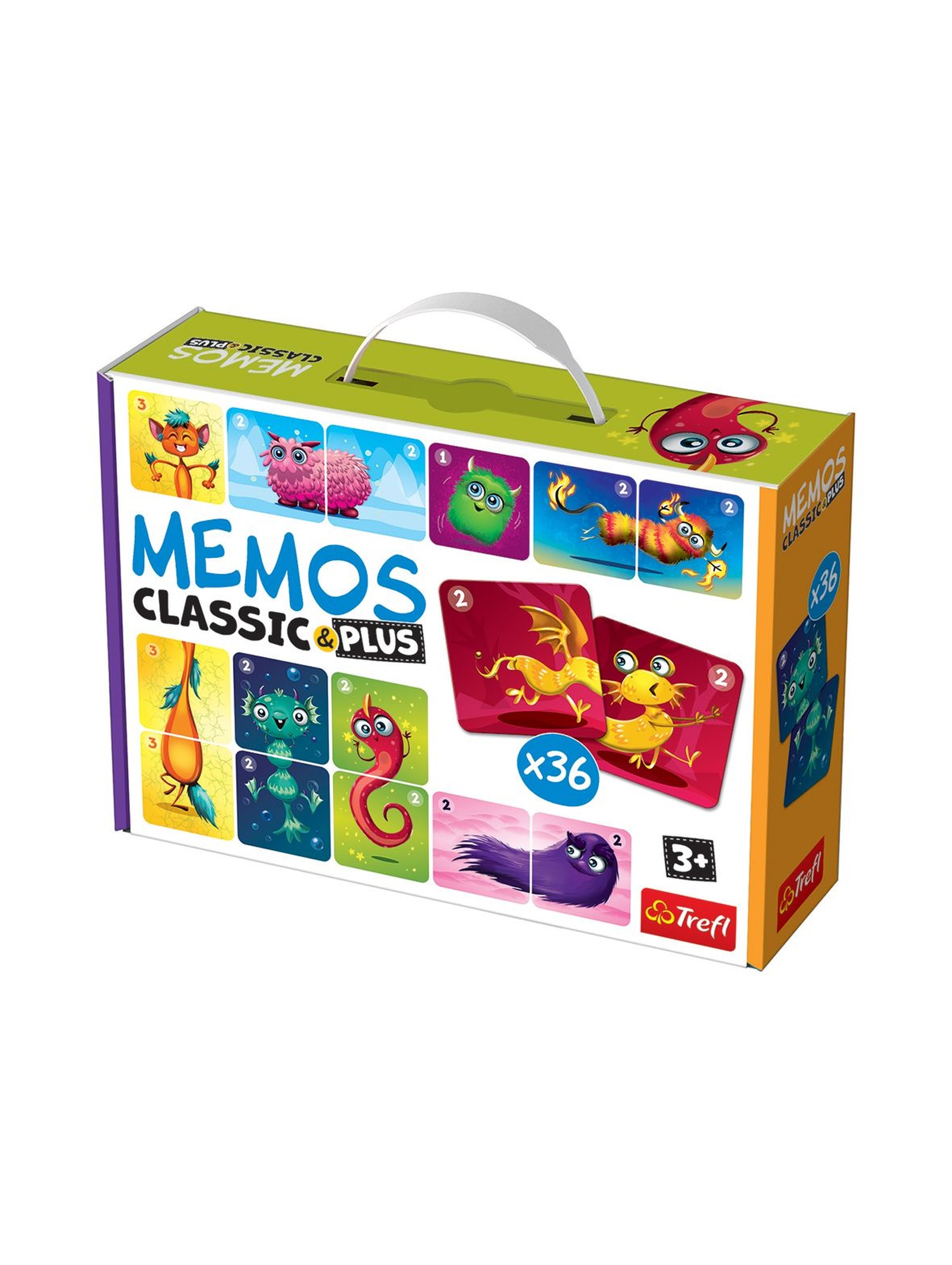 Gra dla dzieci -  Memos Classic Plus Cute Monsters wiek 3+