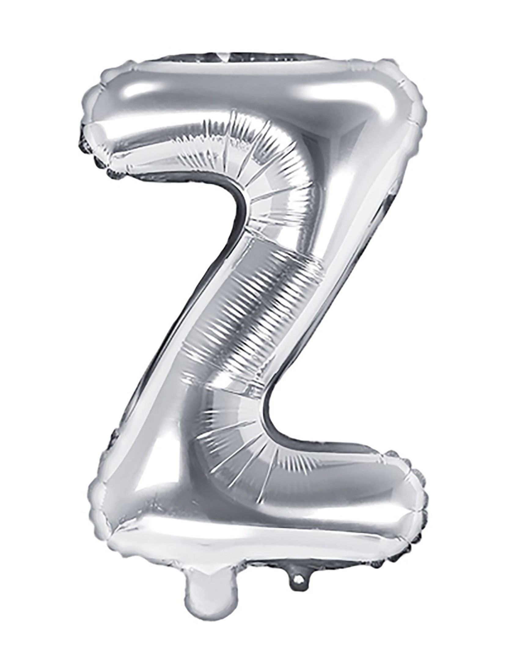 Balon foliowy Litera ''Z'' 35cm - srebrny