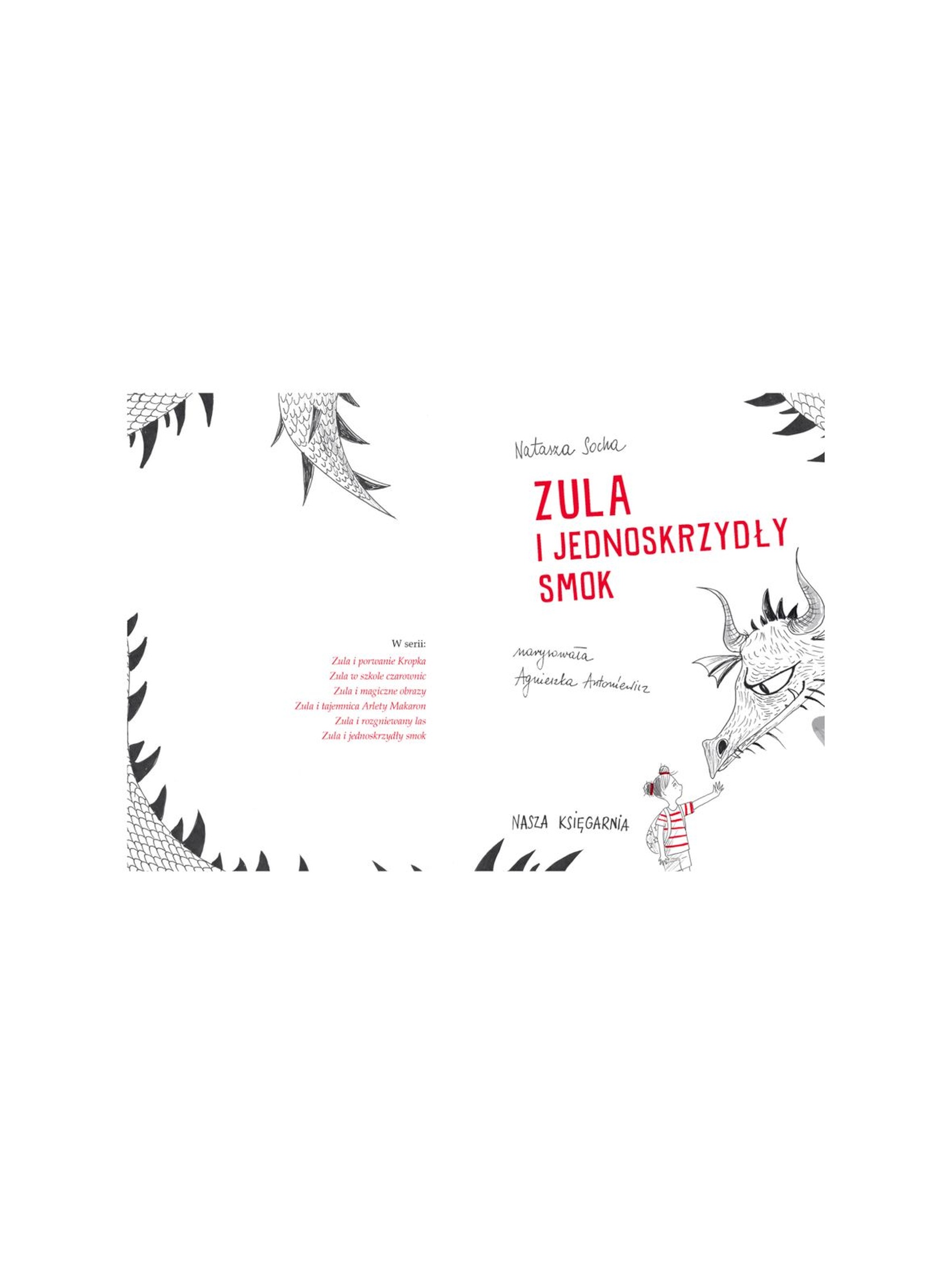 Książka "Zula i jednoskrzydły smok"
