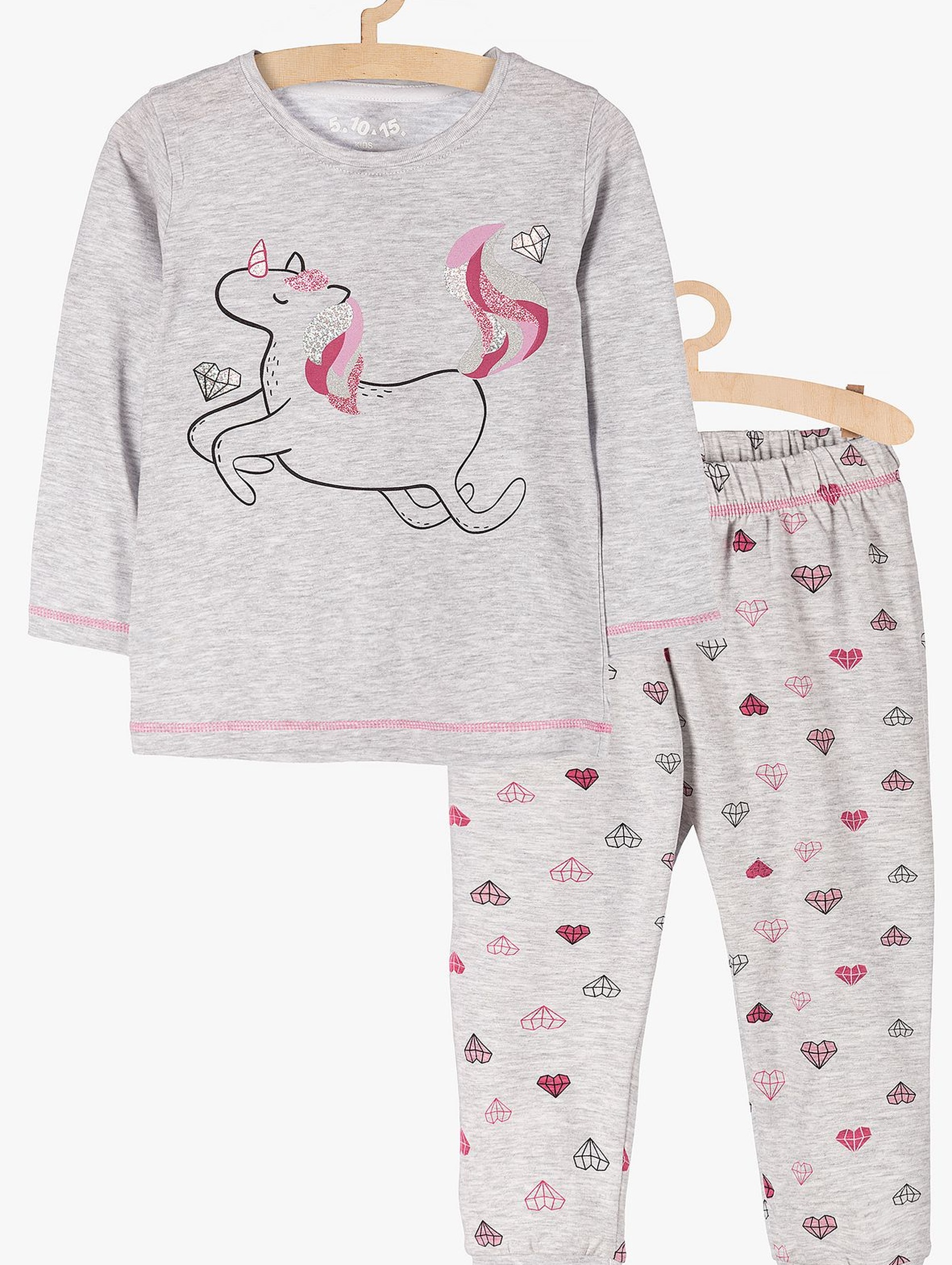 Piżama dla dziewczynki - jednorożec