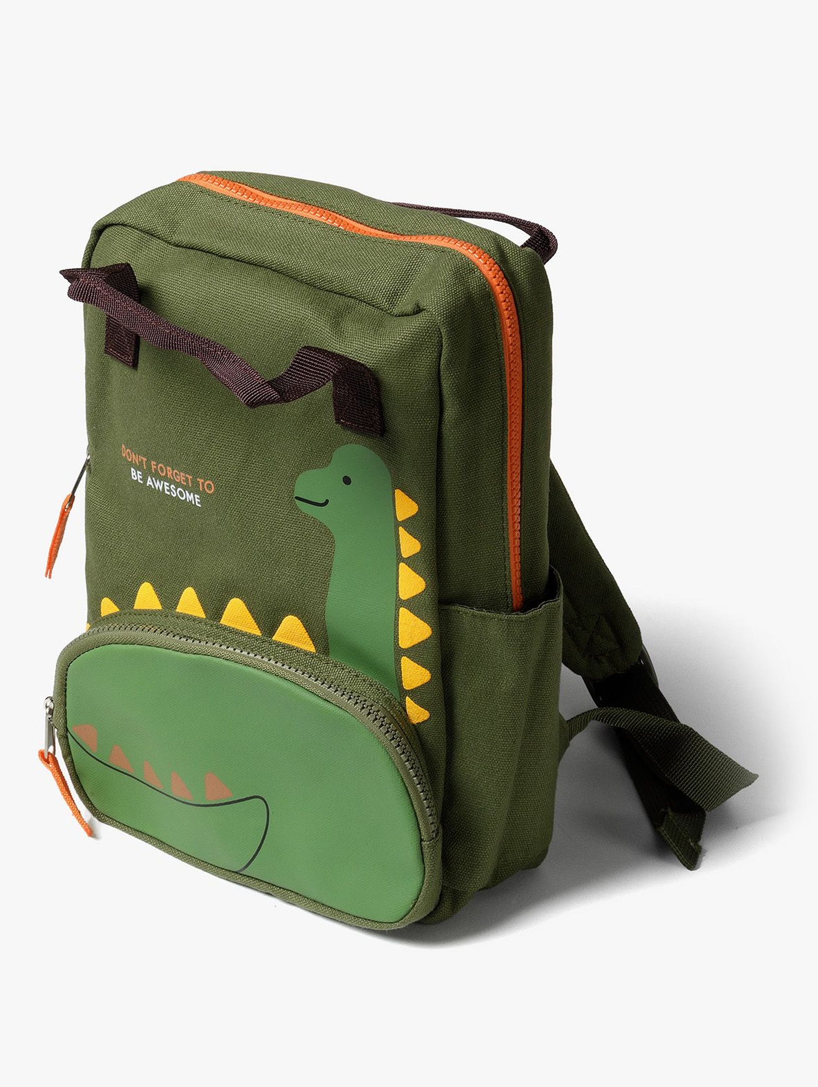 Plecak z dinozaurem dla chłopca - zielony