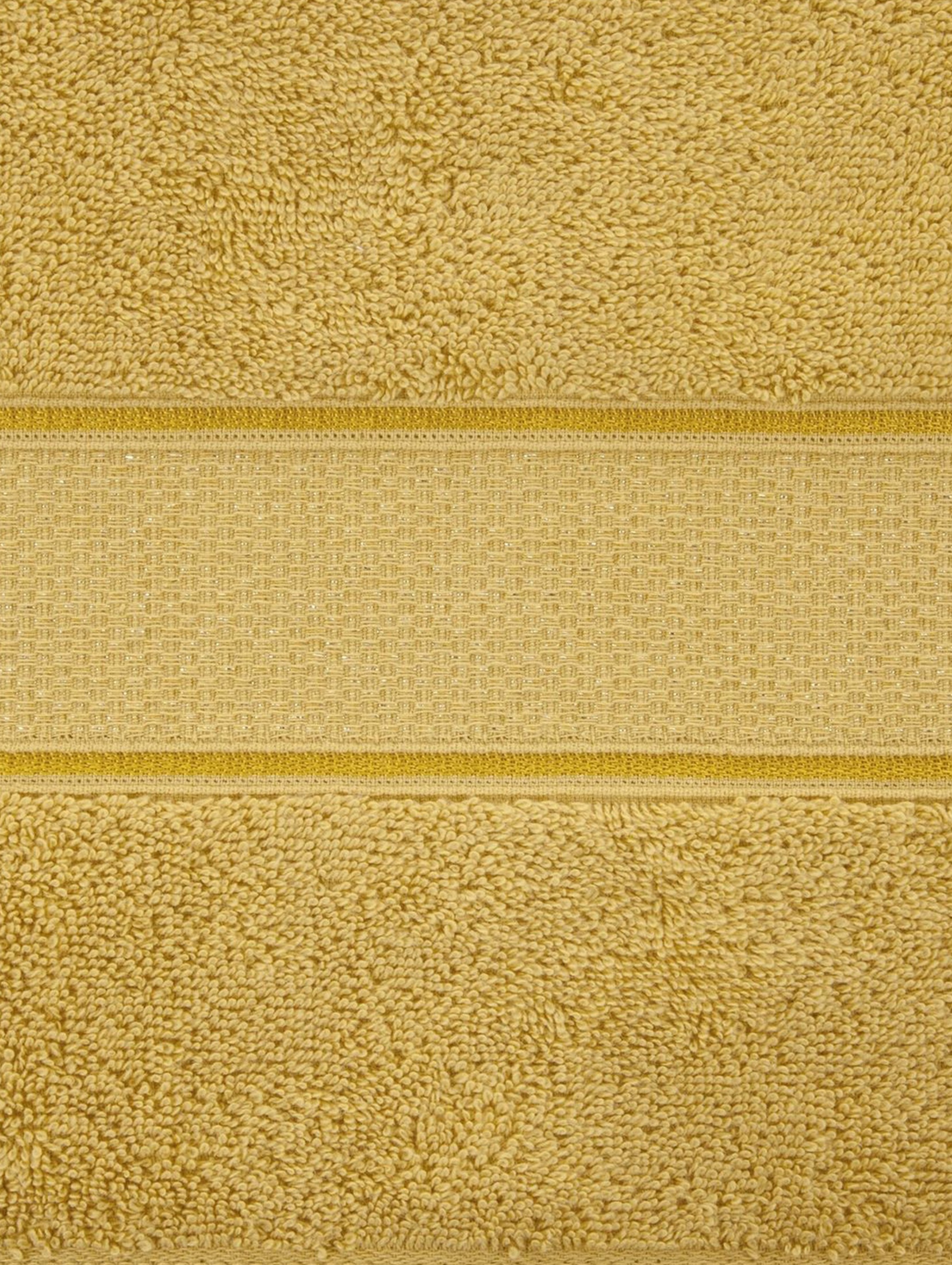 Ręcznik kąpielowy LIANA z bawełny 70x140 cm musztardowy