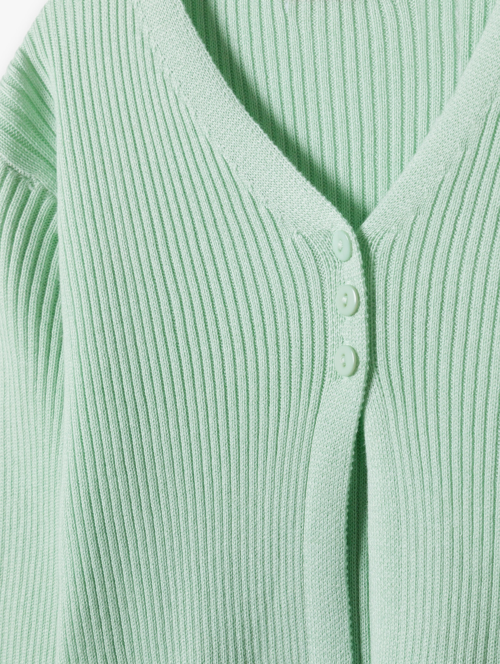 Zielony sweter dziewczęcy w prążki - Lincoln&Sharks
