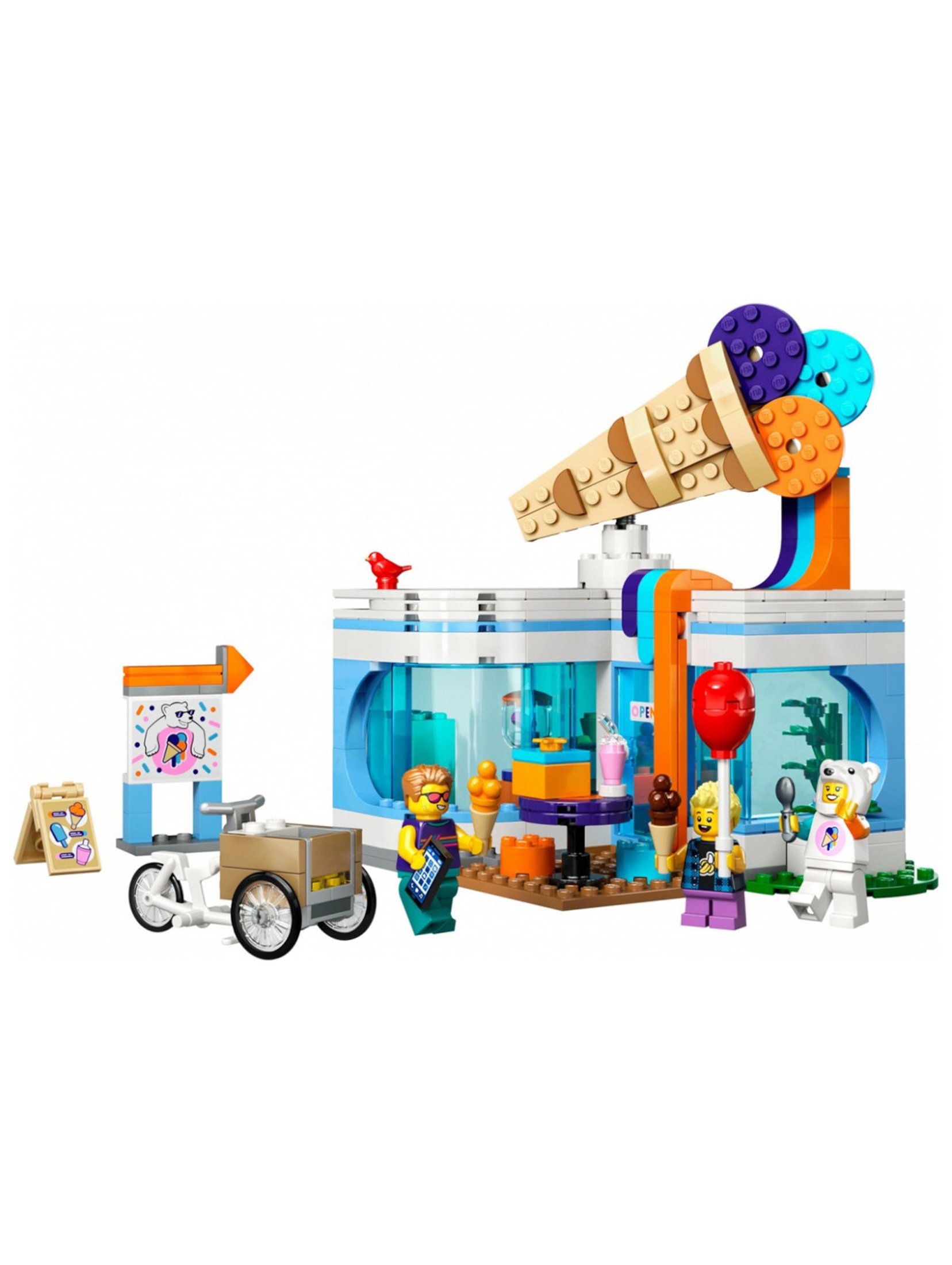 Klocki LEGO City 60363 Lodziarnia - 296 elementów, wiek 6 +