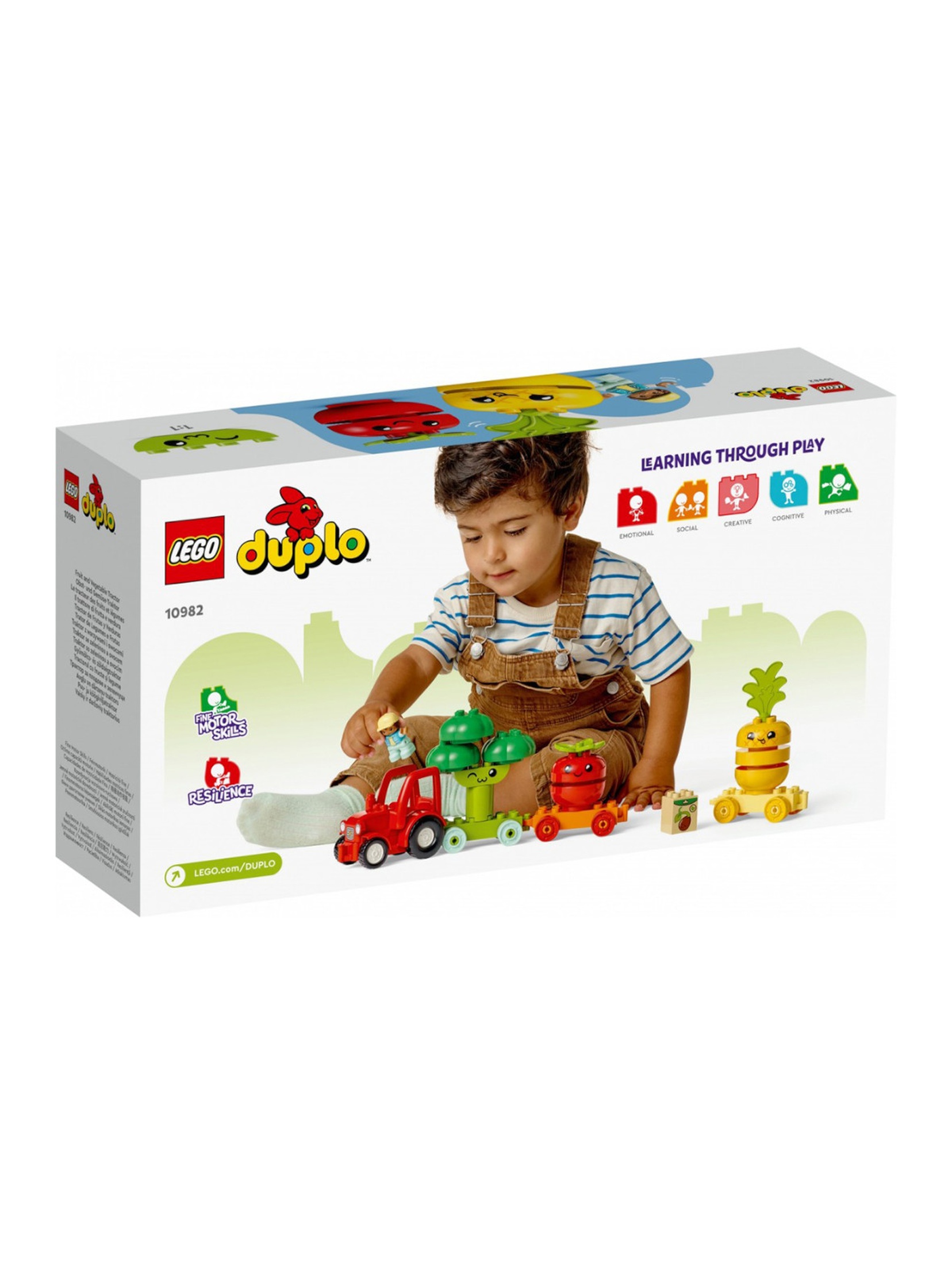 Klocki LEGO DUPLO 10982 Traktor z warzywami i owocami - 19 elementów