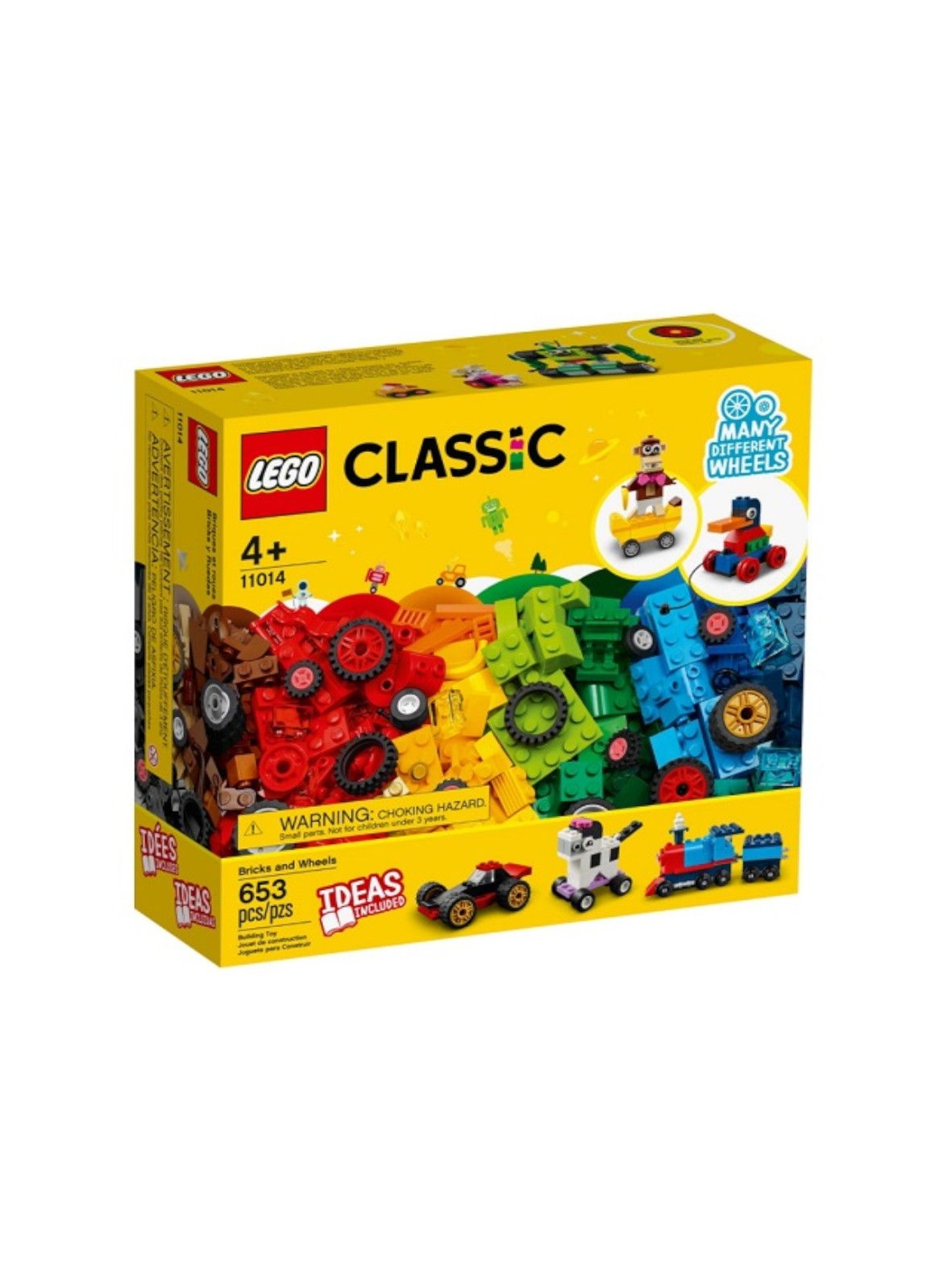 LEGO Classic - Klocki na kołach - 653 el wiek 4+