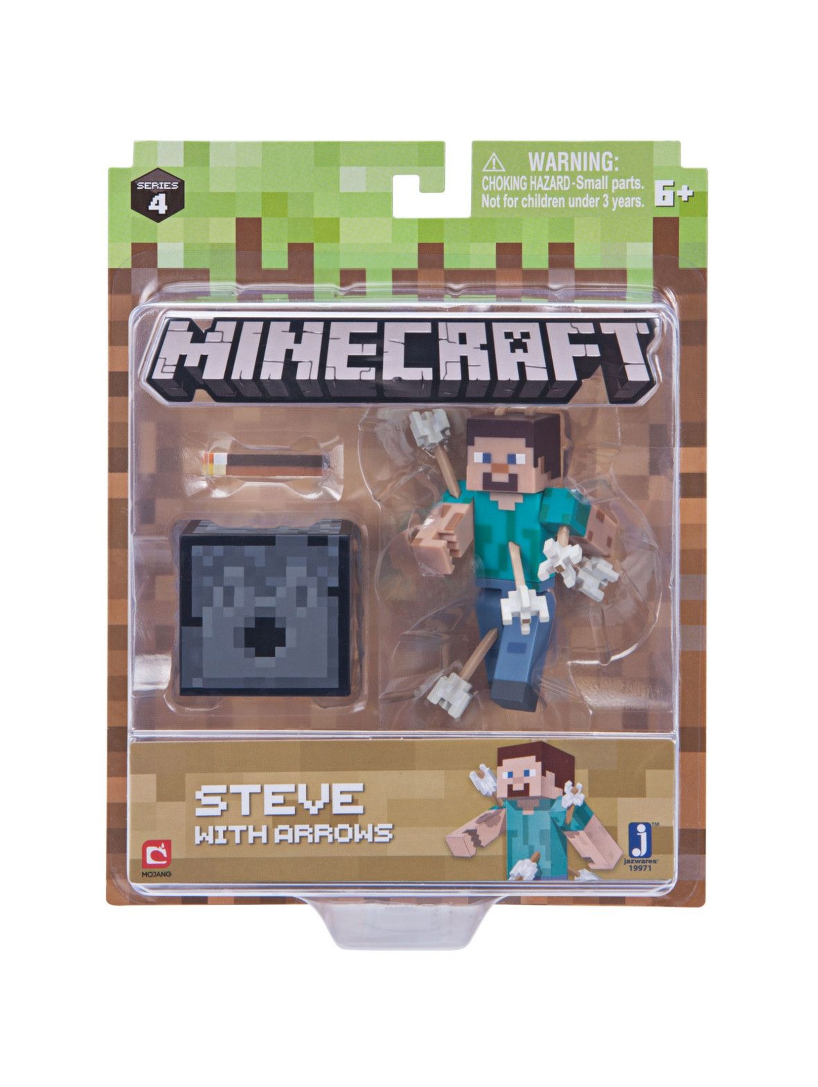 Steve ze strzałami Minecraft
