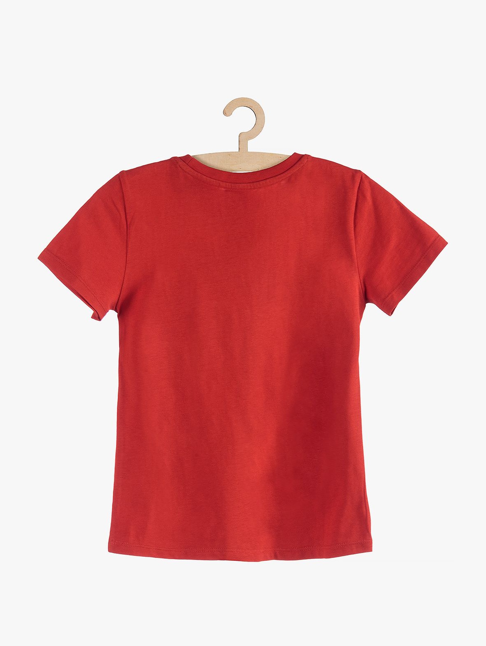 Czerwony t-shirt chłopięcy bawełniany- Game