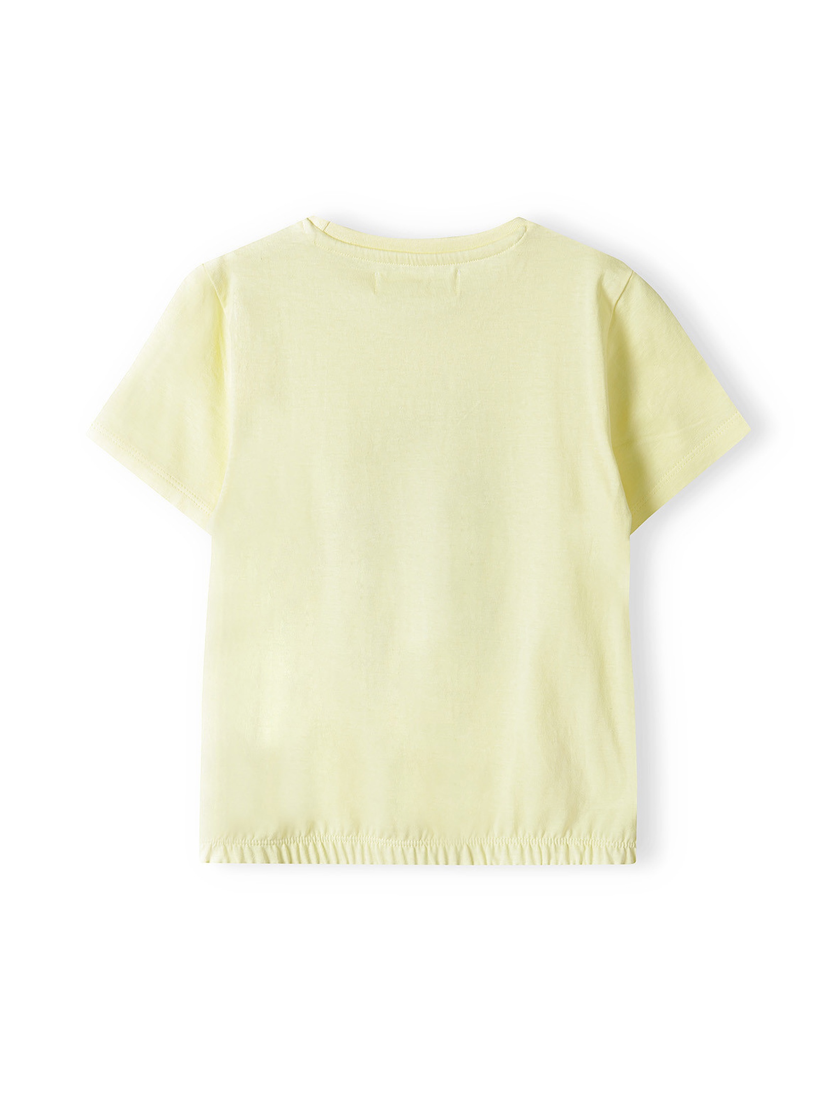Zółta bluzka bawełniana dla dziewczynki- lemoniada