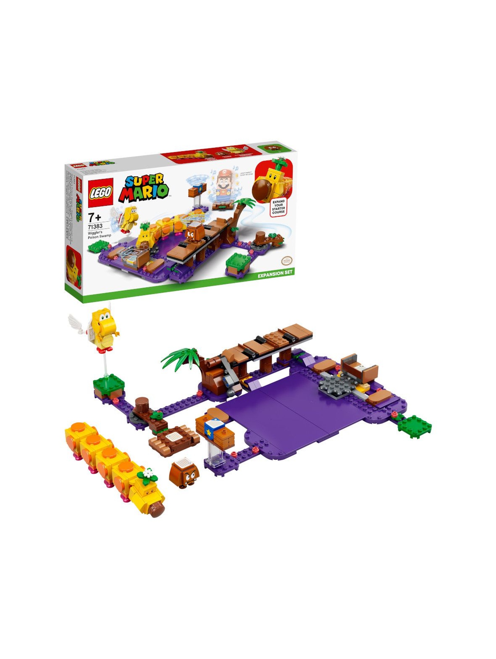 LEGO Super Mario - Trujące bagno Wigglera  - 374 el
