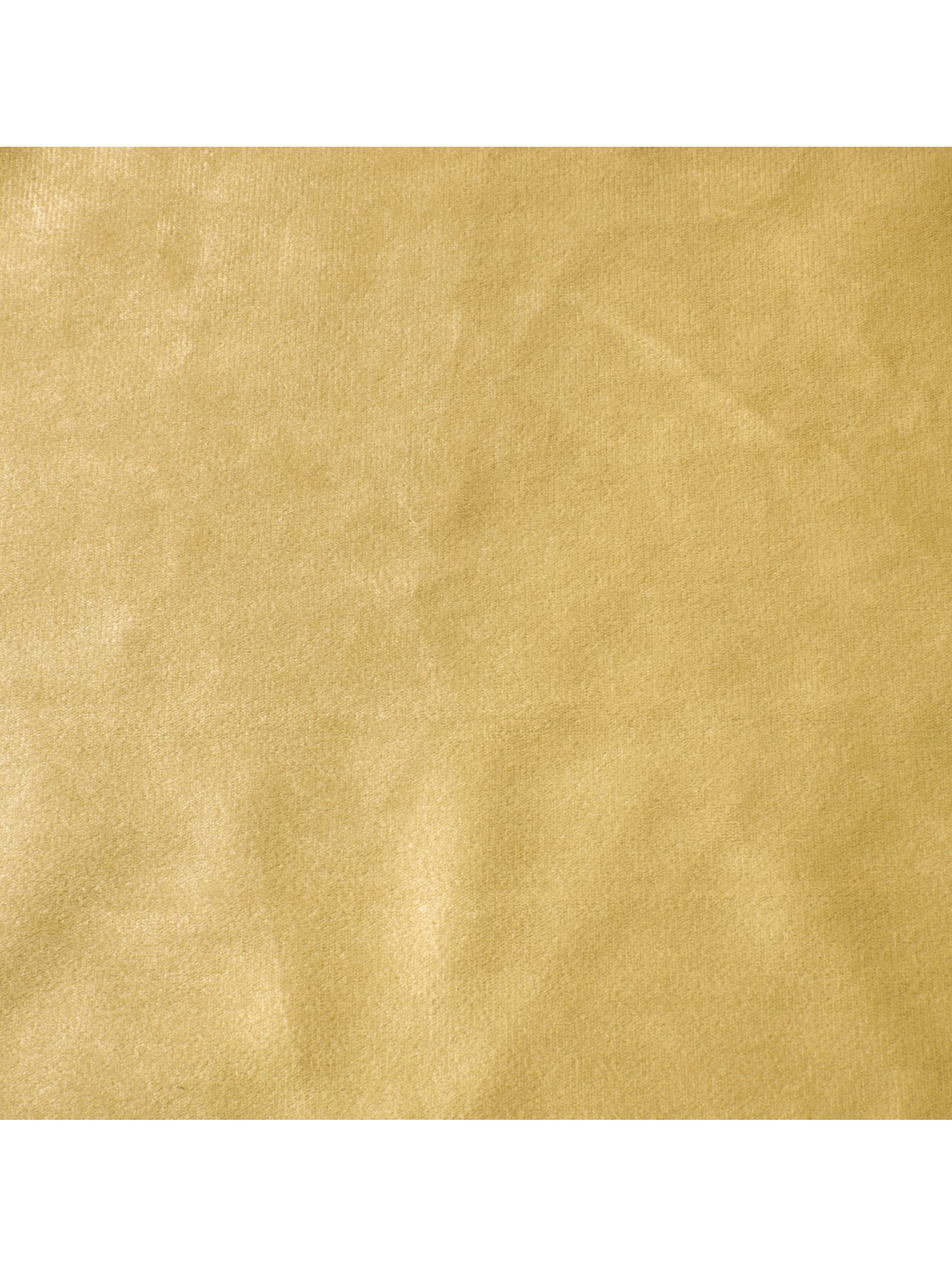 Musztardowa zasłona na taśmie 140x300 cm