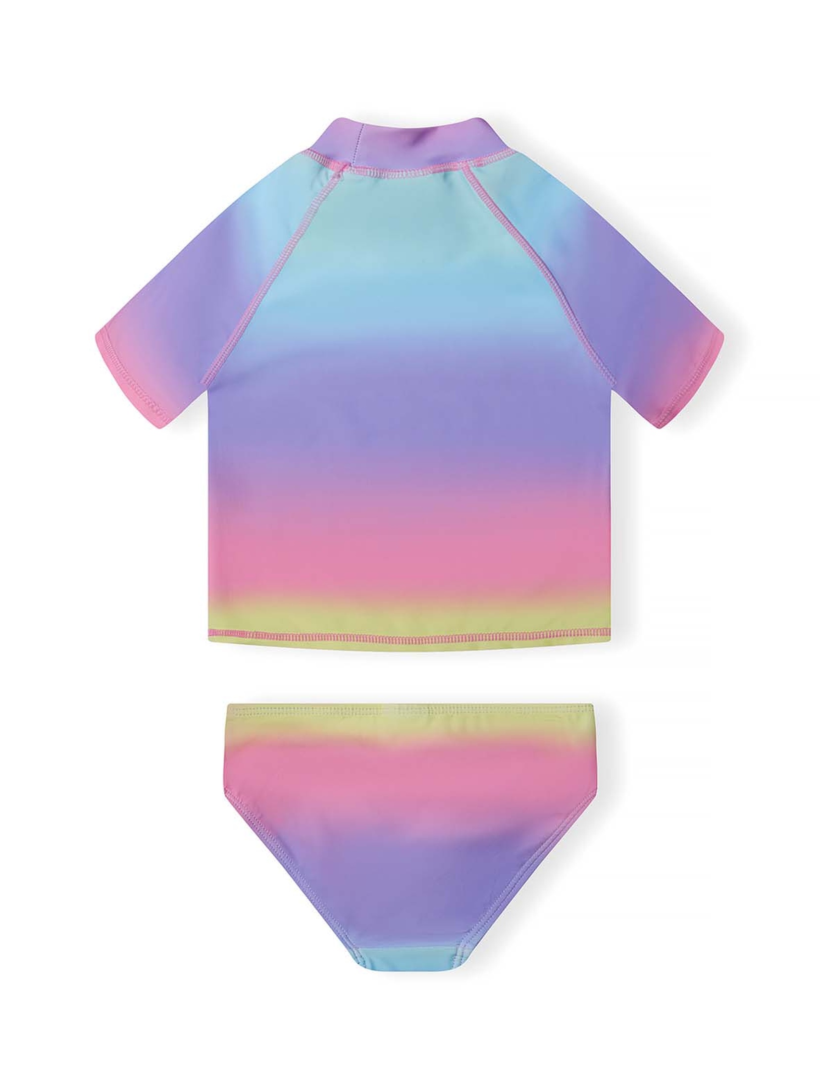 Kolorowy strój kąpielowy- koszulka i majtki z filtrem UV