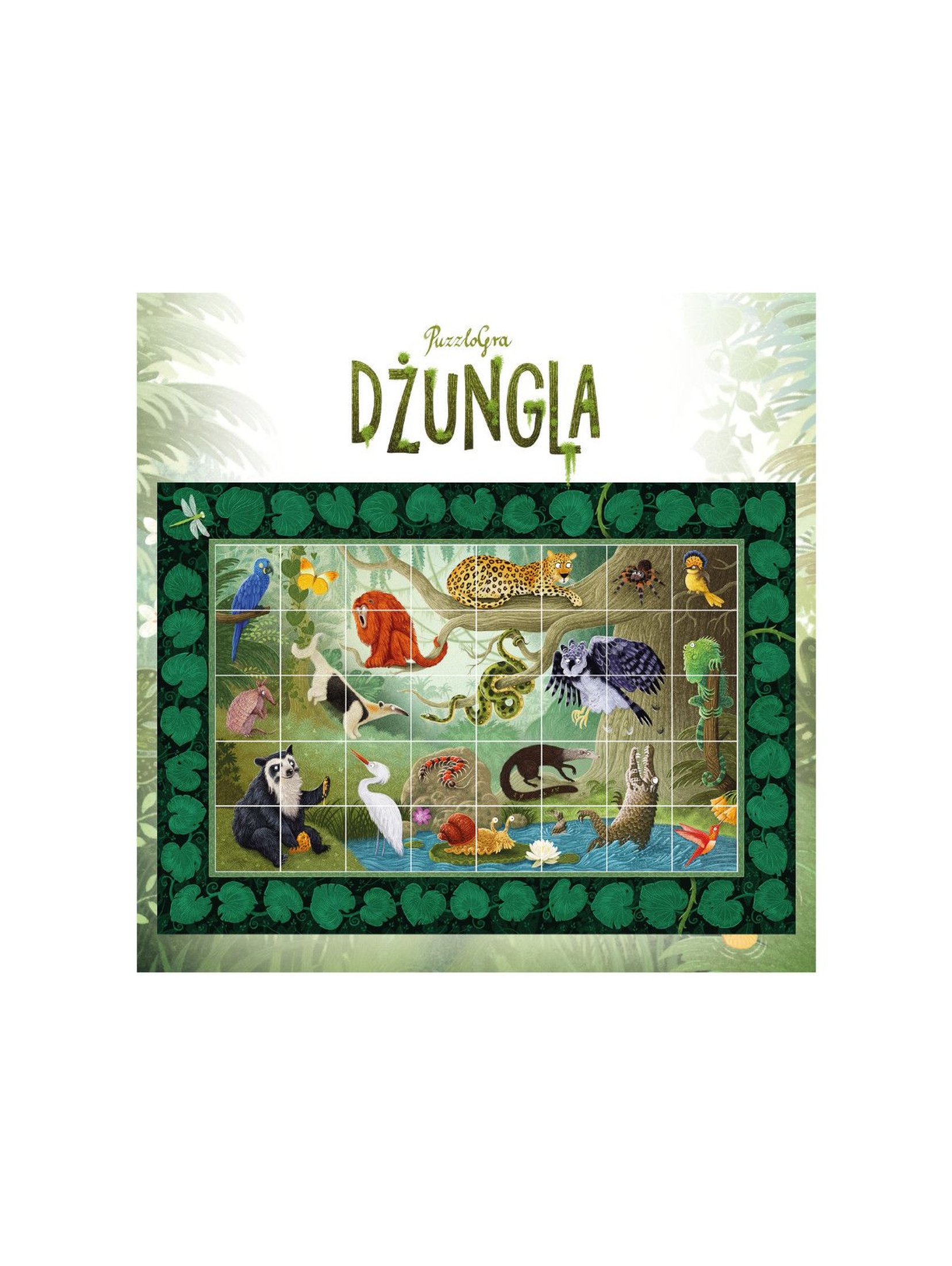 Gra dżungla - połączenie gry i puzzli