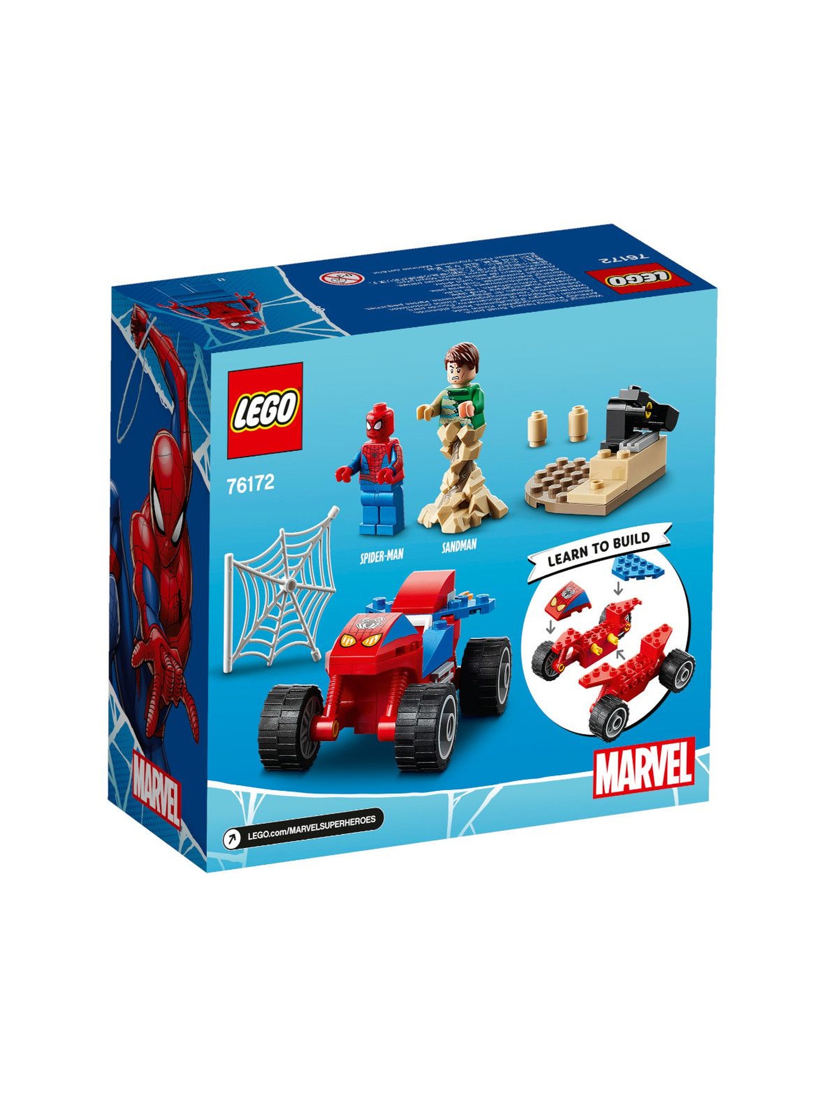 LEGO Super Heroes - Pojedynek Spider-Mana z Sandmanem - 45 el
