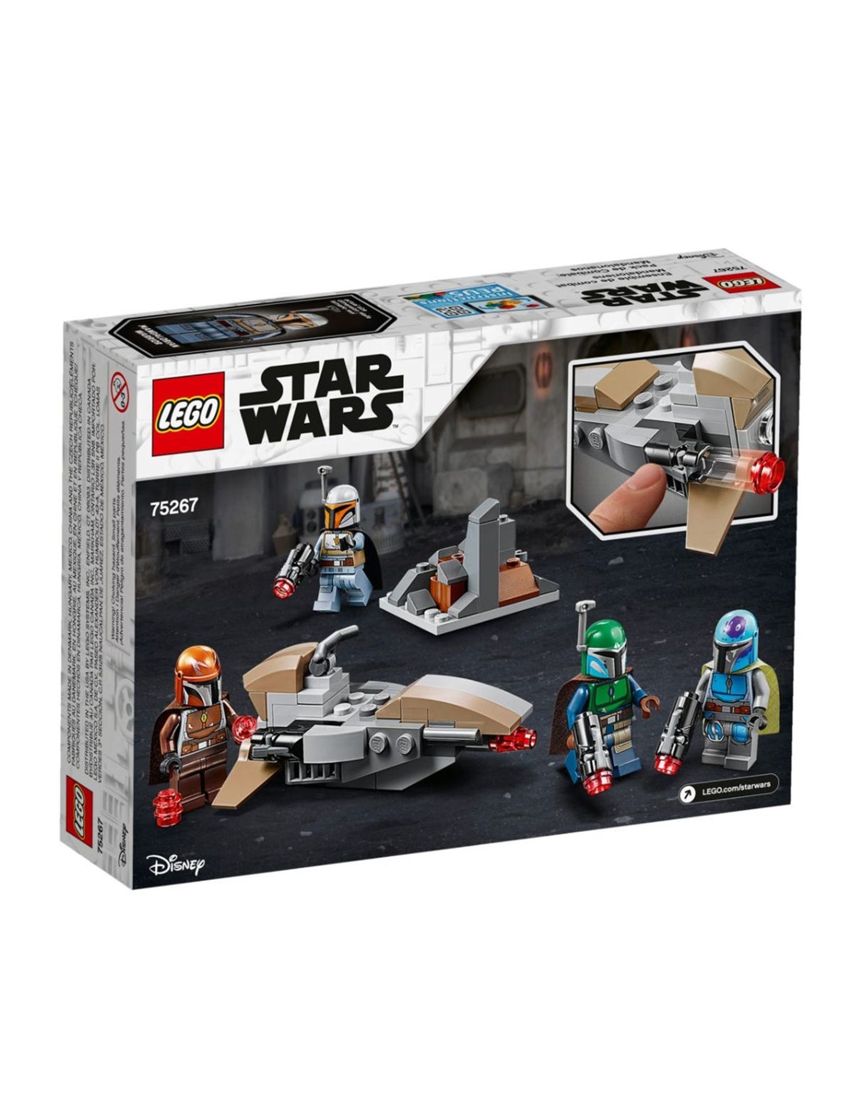 Lego Star Wars 75267 - Zestaw bojowy Mandalorianina - 102 elementy wiek 6+