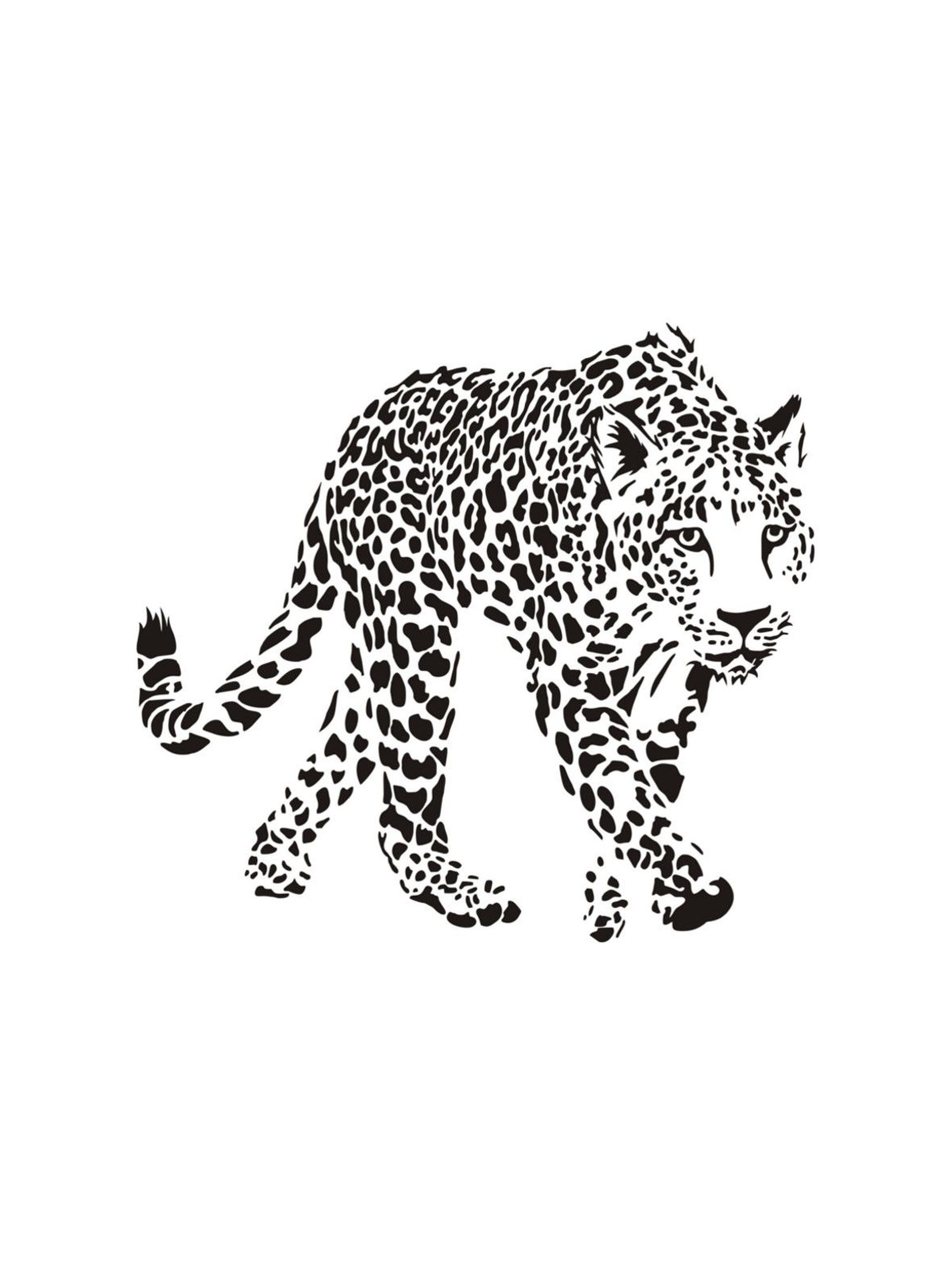 Naklejka welurowa Gepard