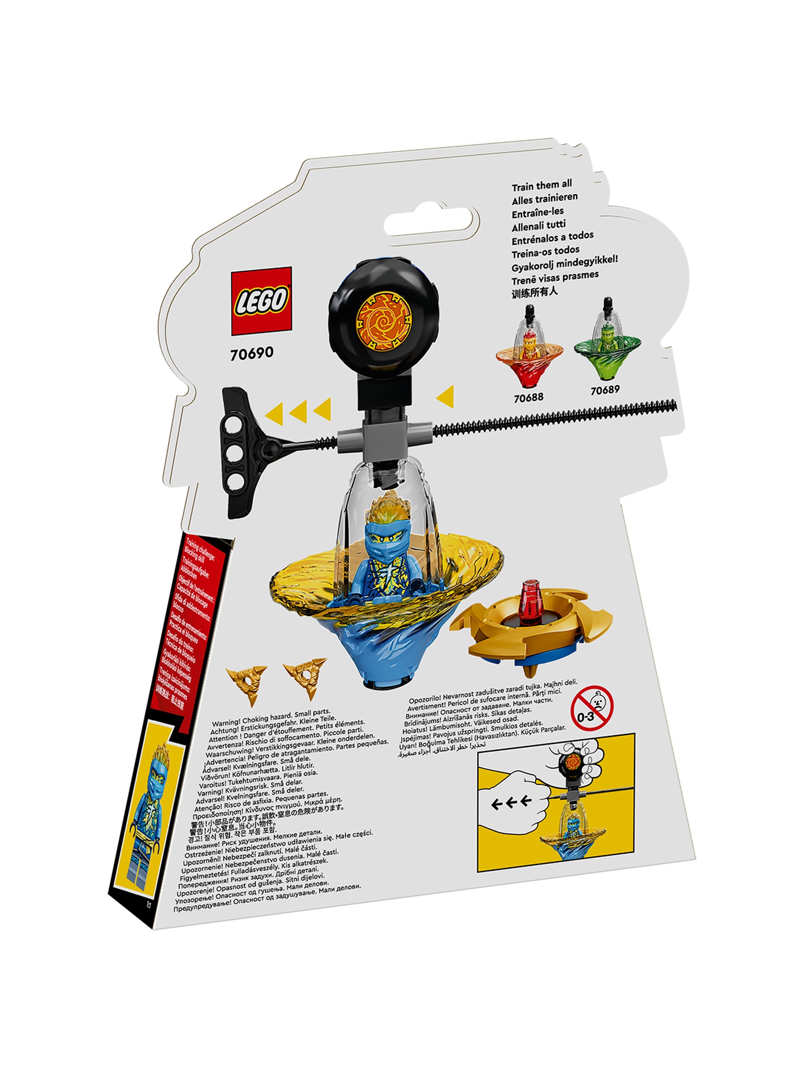 LEGO Ninjago - Szkolenie wojownika Spinjitzu Jaya 70690 - 25 elementów, wiek 6+
