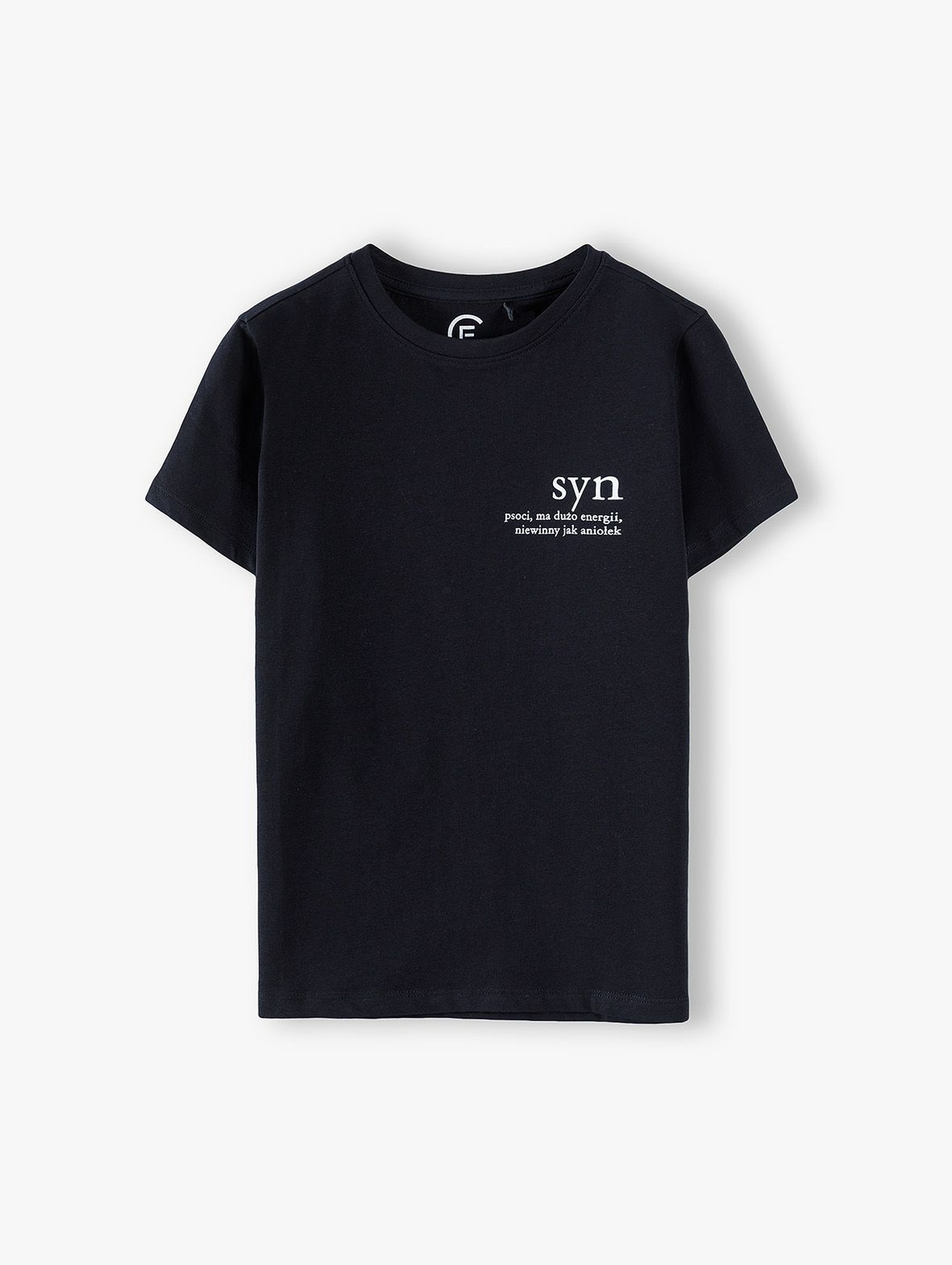 Bawełniany t-shirt chłopięcy SYN- ubrania dla rodziny