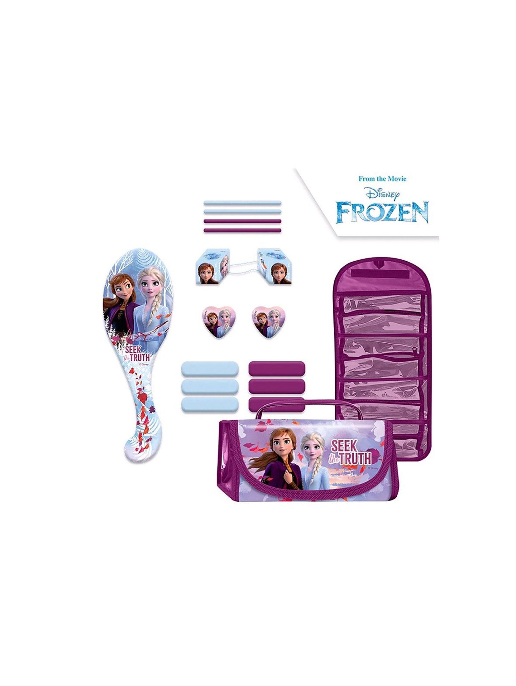 Zestaw akcesoriów do włosów Frozen 14 elementów