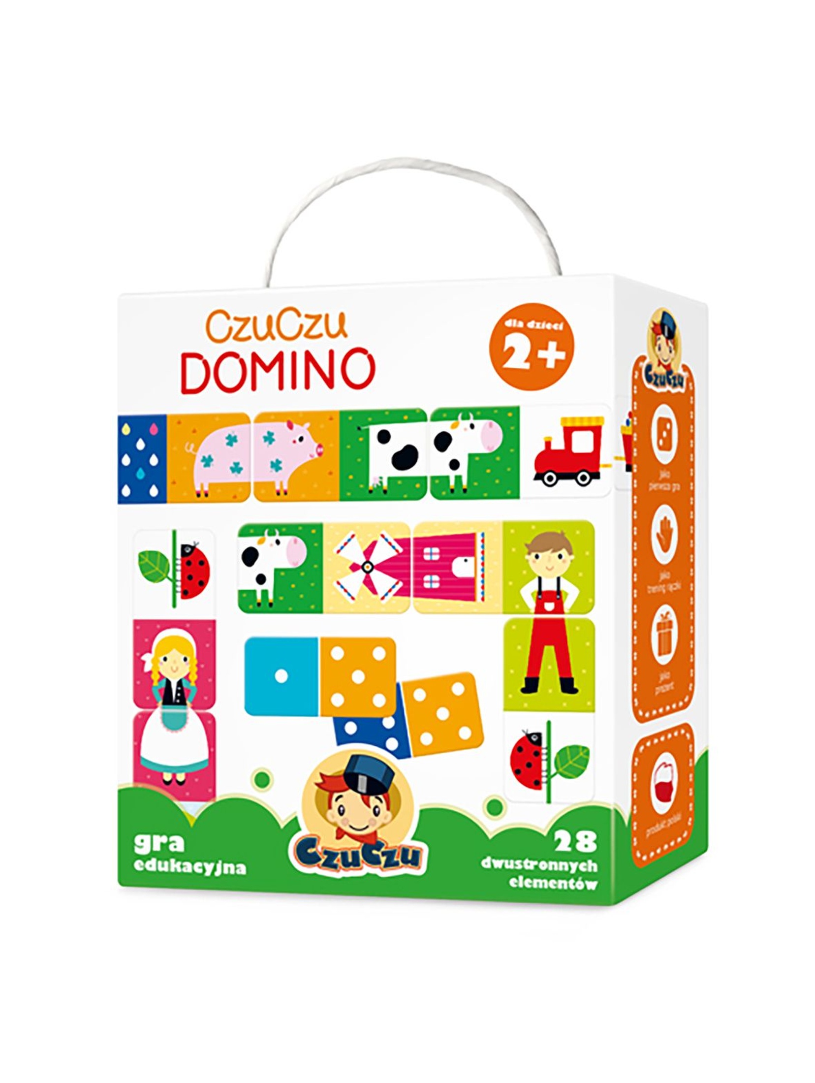 Domino CzuCzu- gra edukacyjna 2+