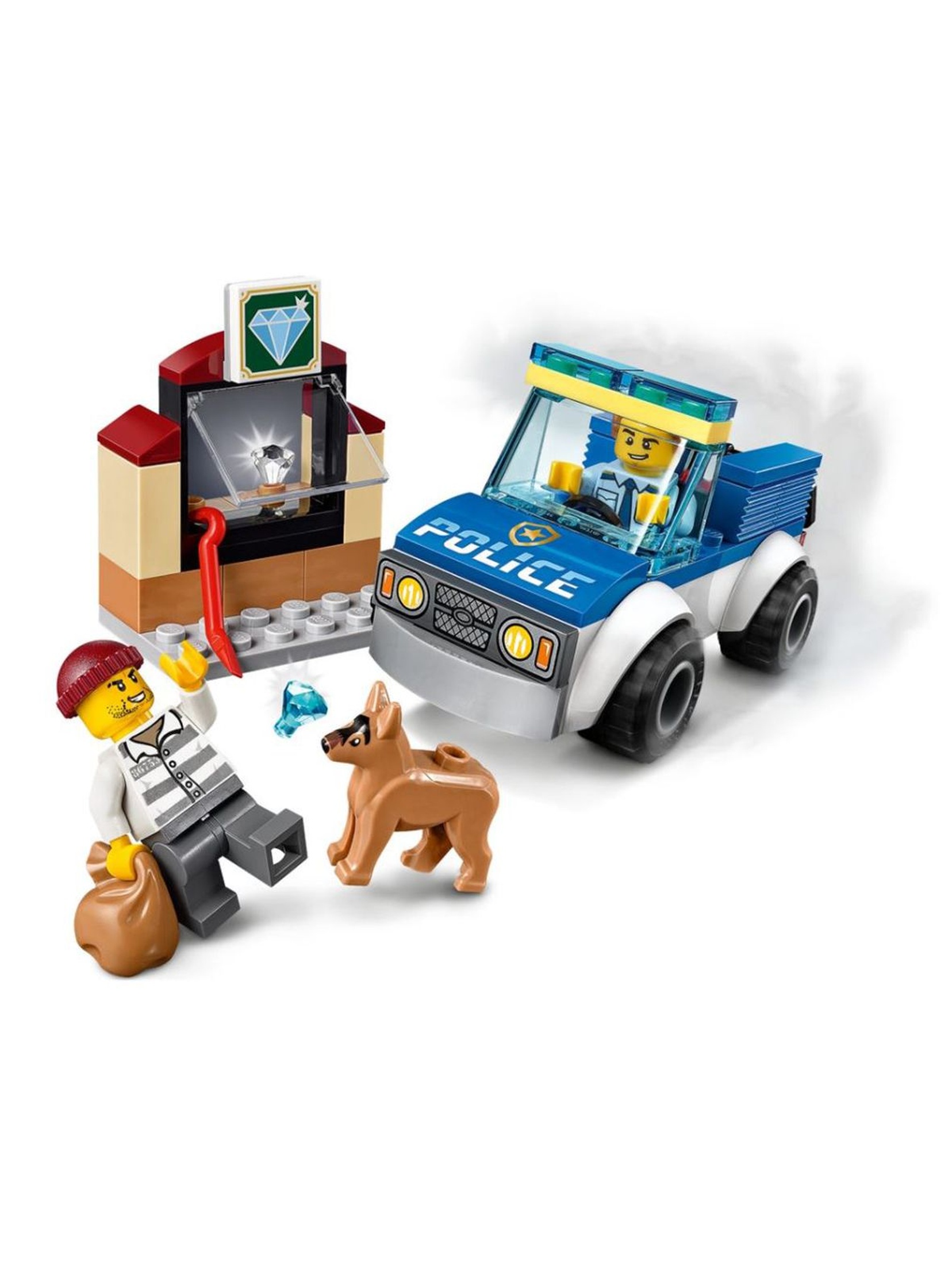 Lego City - Oddział policyjny z psem - 67 elementów wiek 4+