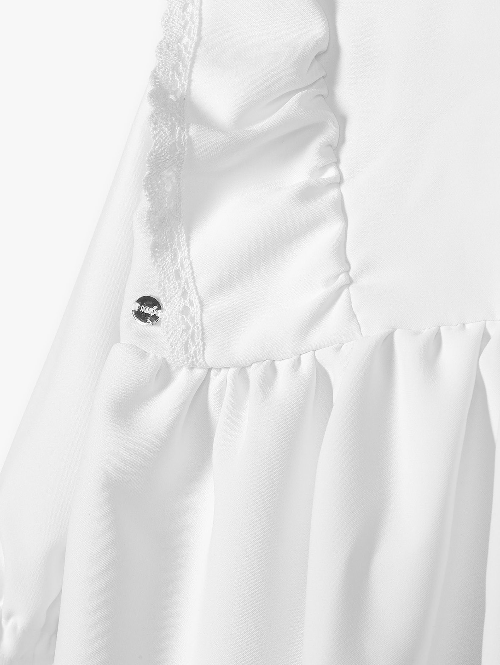 Biała sukienka dziewczęca do chrztu Clara