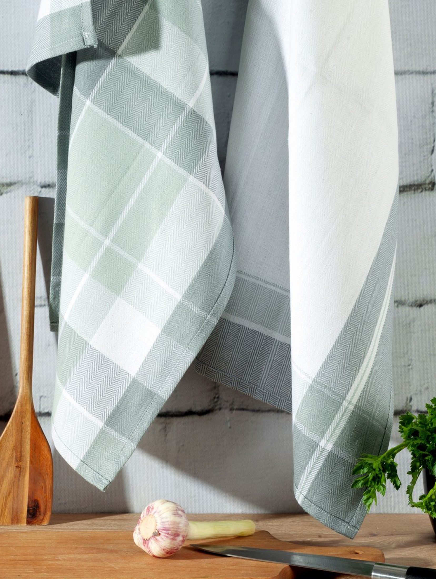 Komplet ręczników kuchennych Mona 50x70 cm zielony 2szt.