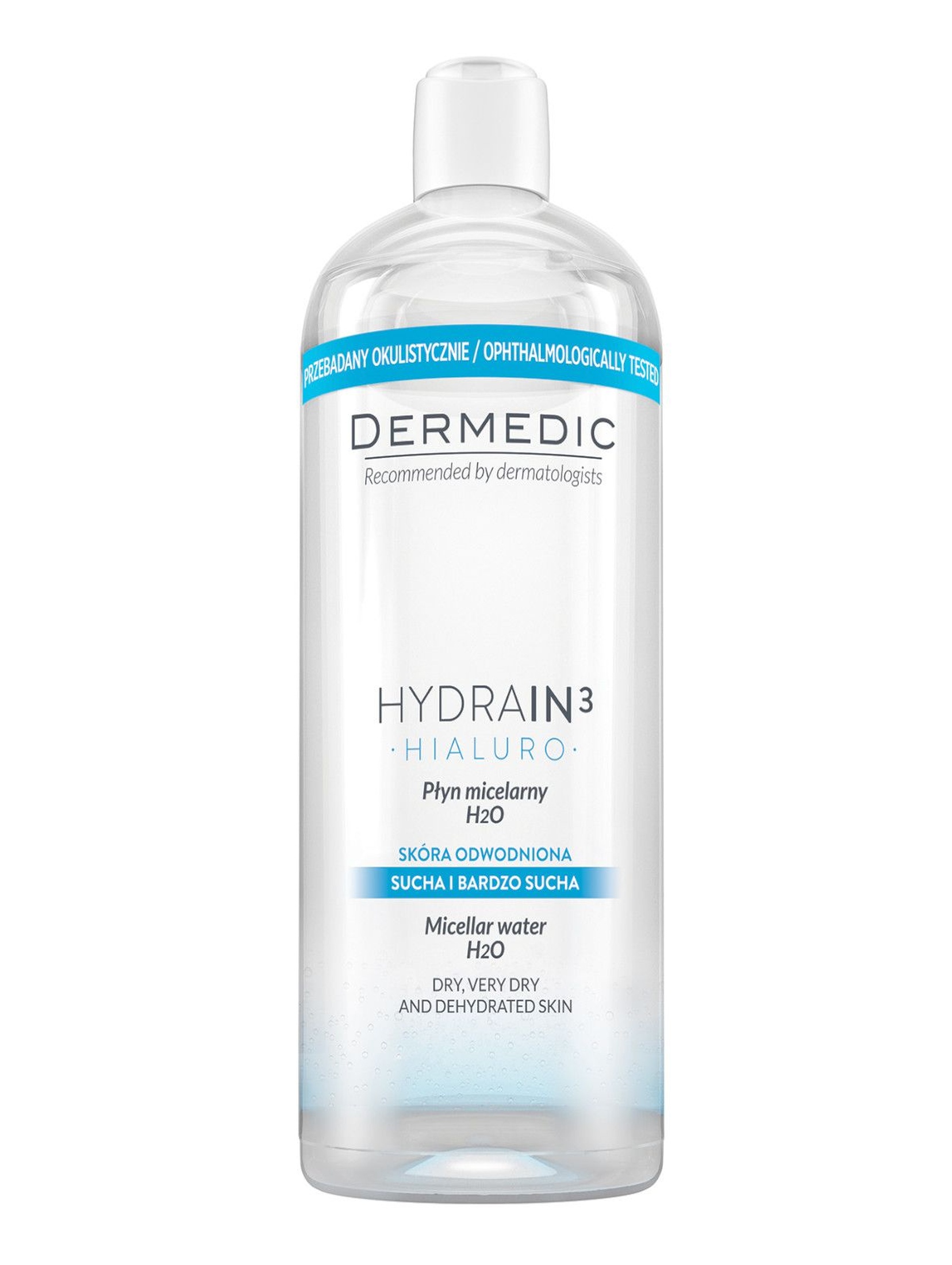 Dermedic Płyn micelarny HYDRAIN3 HIALURO H2O 500 ml