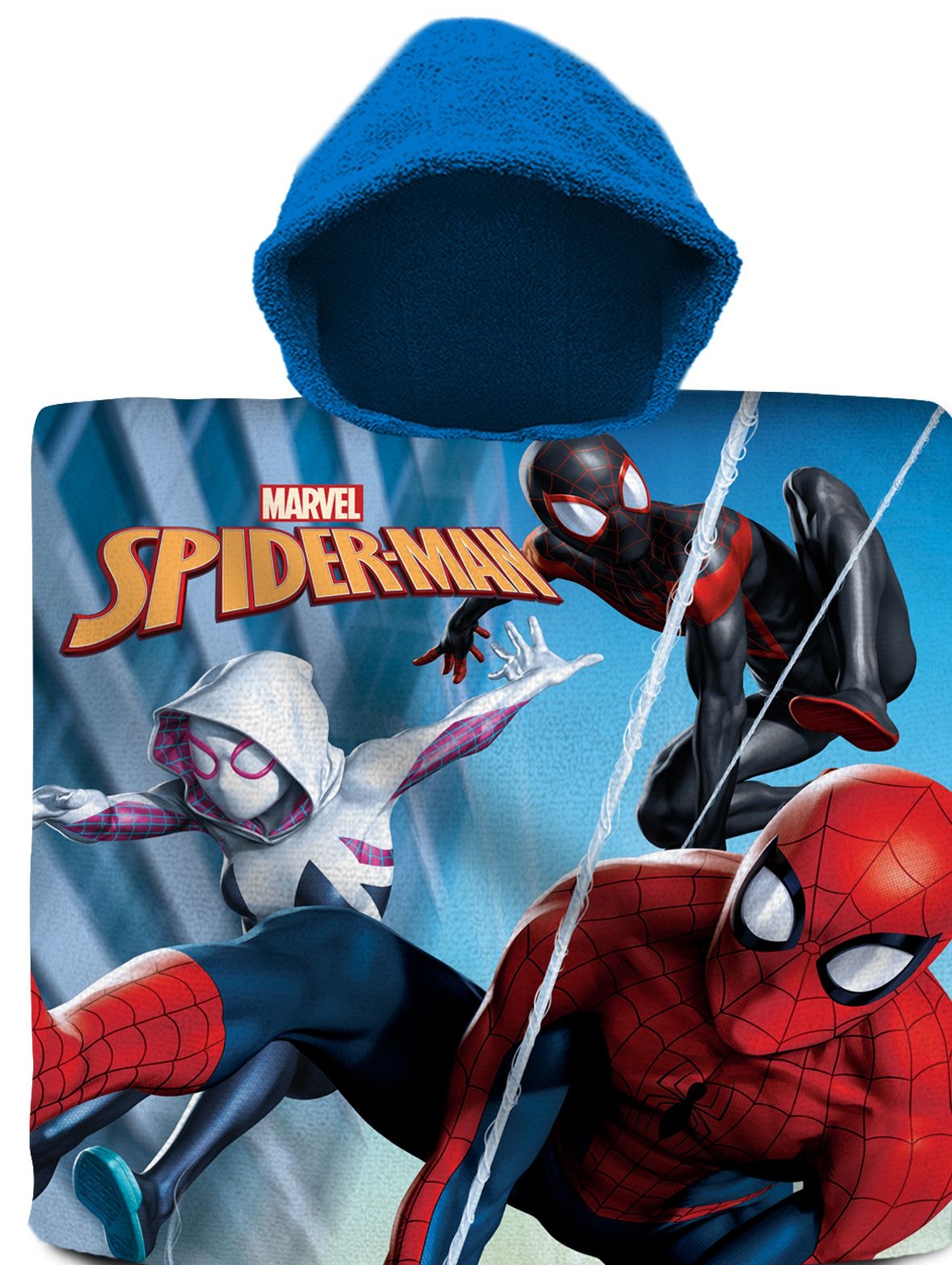 Spiderman poncho kąpielowe 120x60 cm