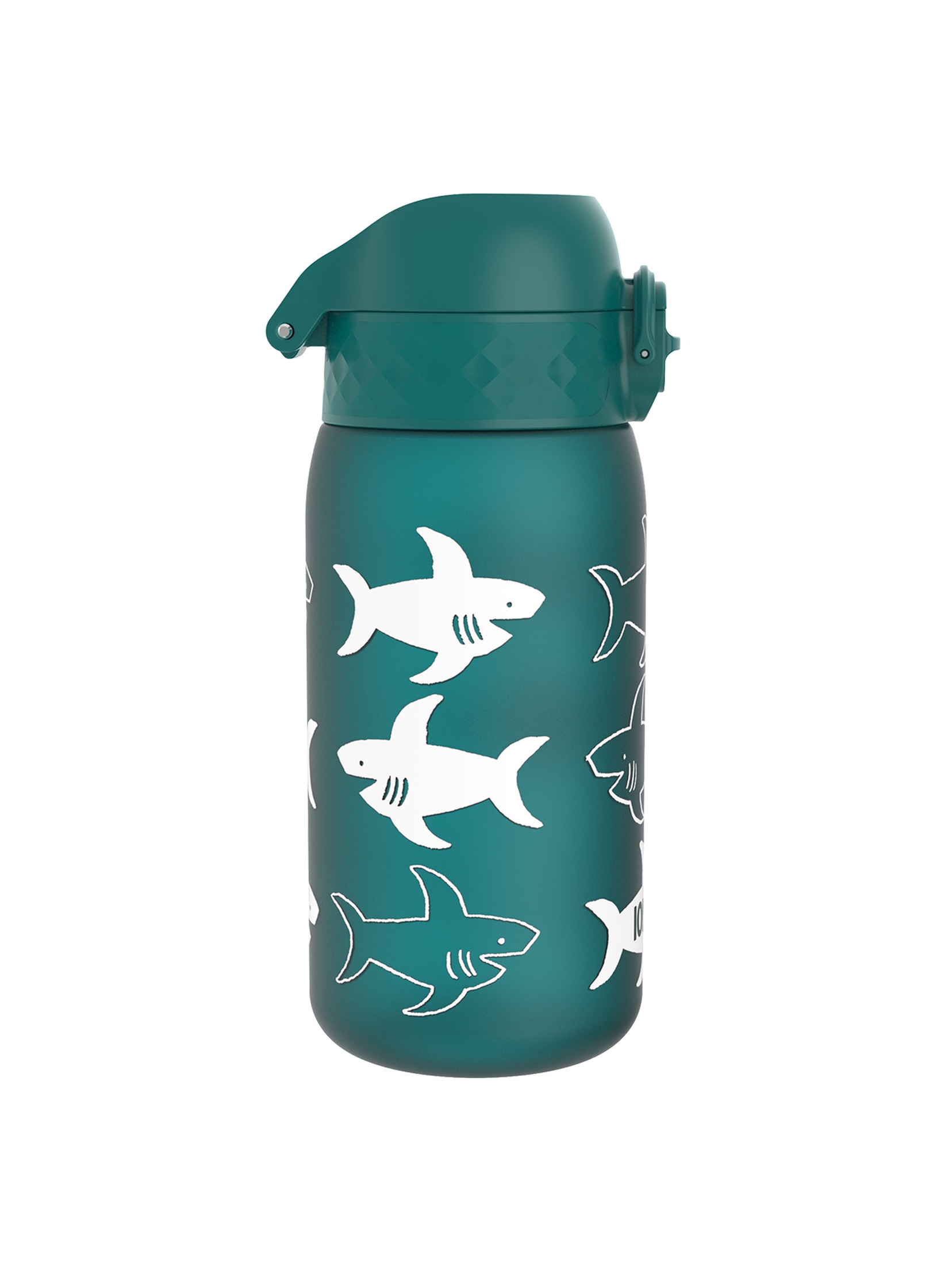 Butelka na wodę ION8 BPA Free Sharks 350ml - zielona