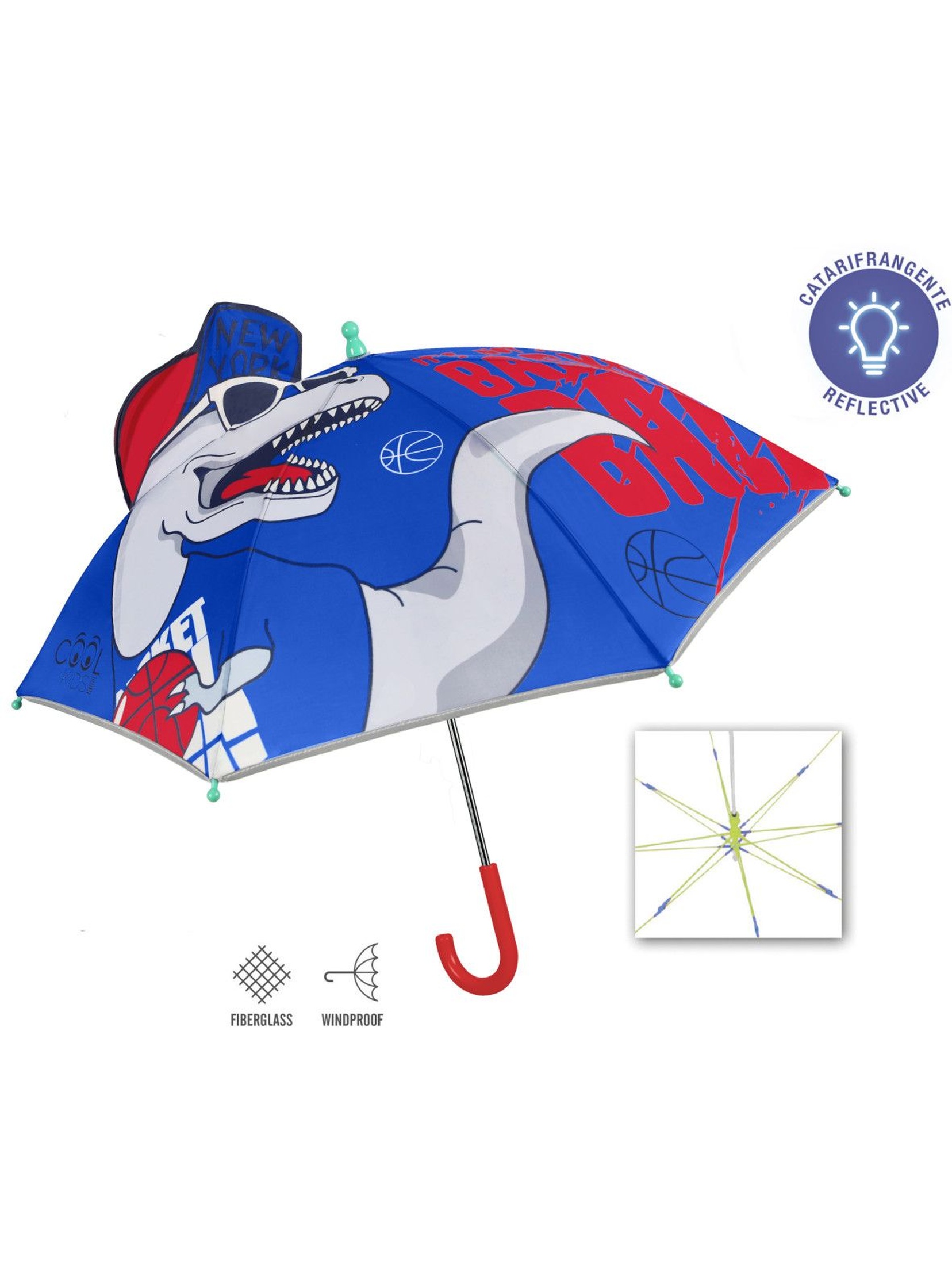 Parasolka chłopięca manualna- T-rex Cool Kids Perl 3+
