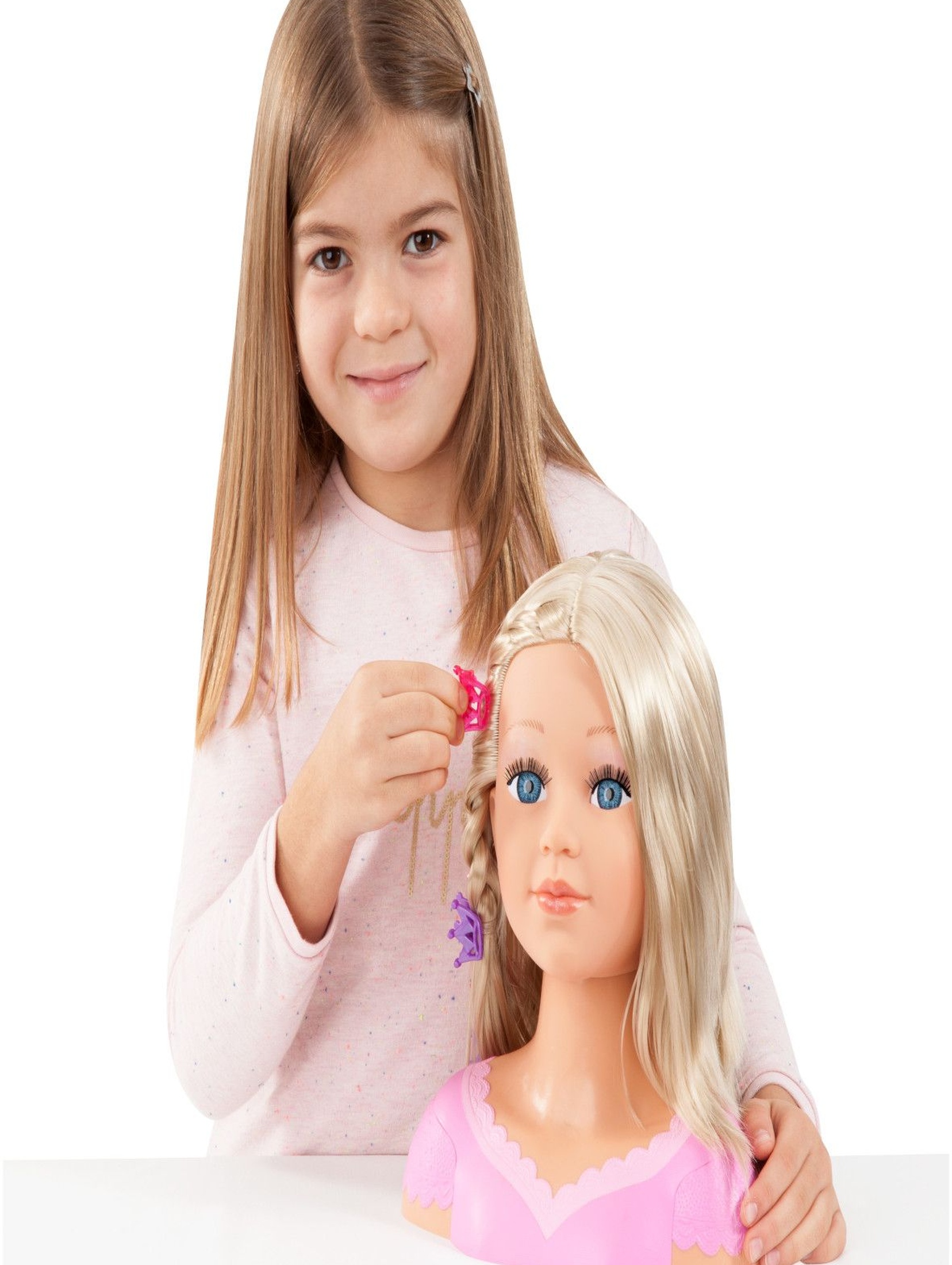 Lalka model do stylizacji z kosmetykami