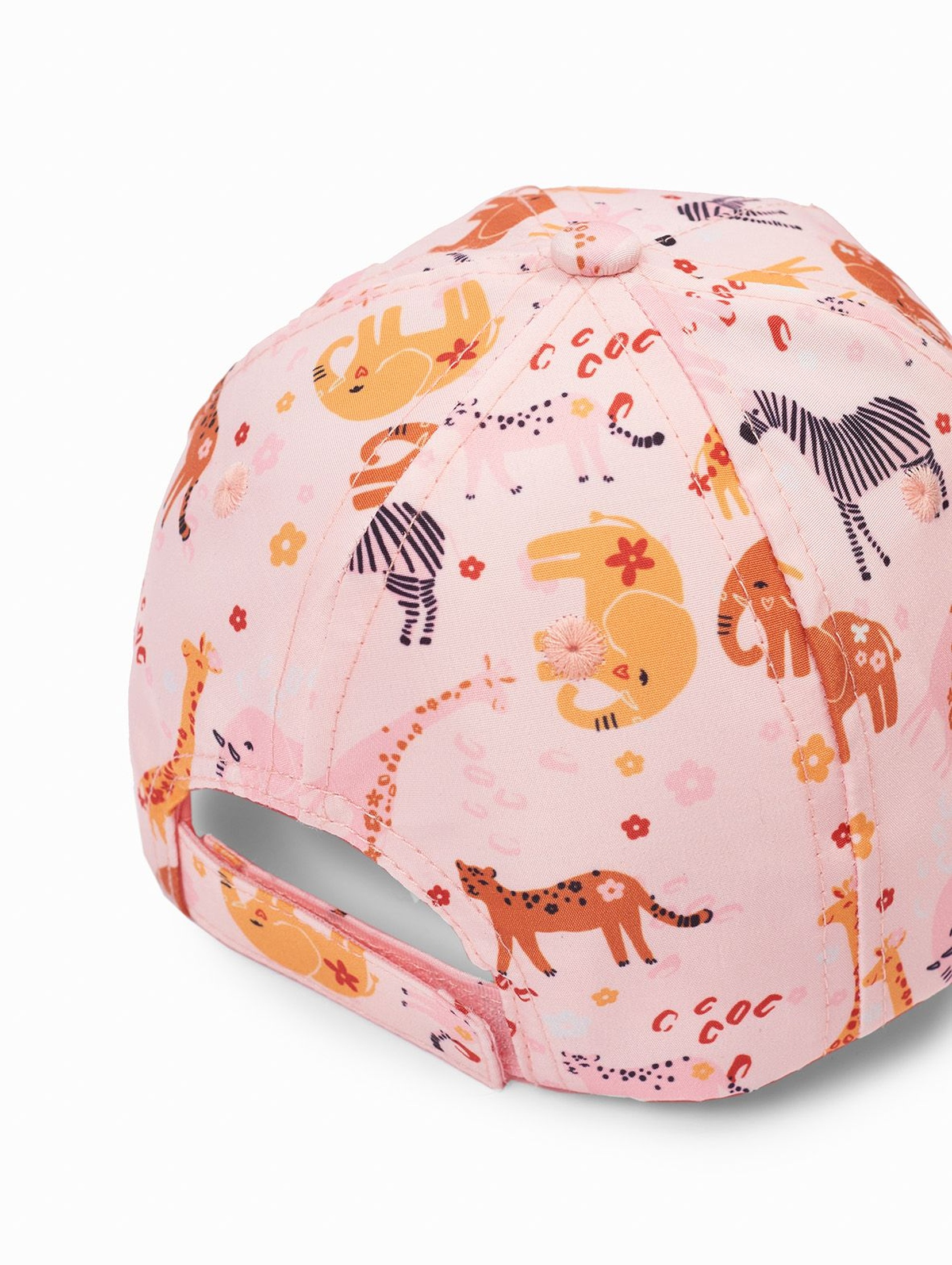 Różowa czapka z daszkiem Safari