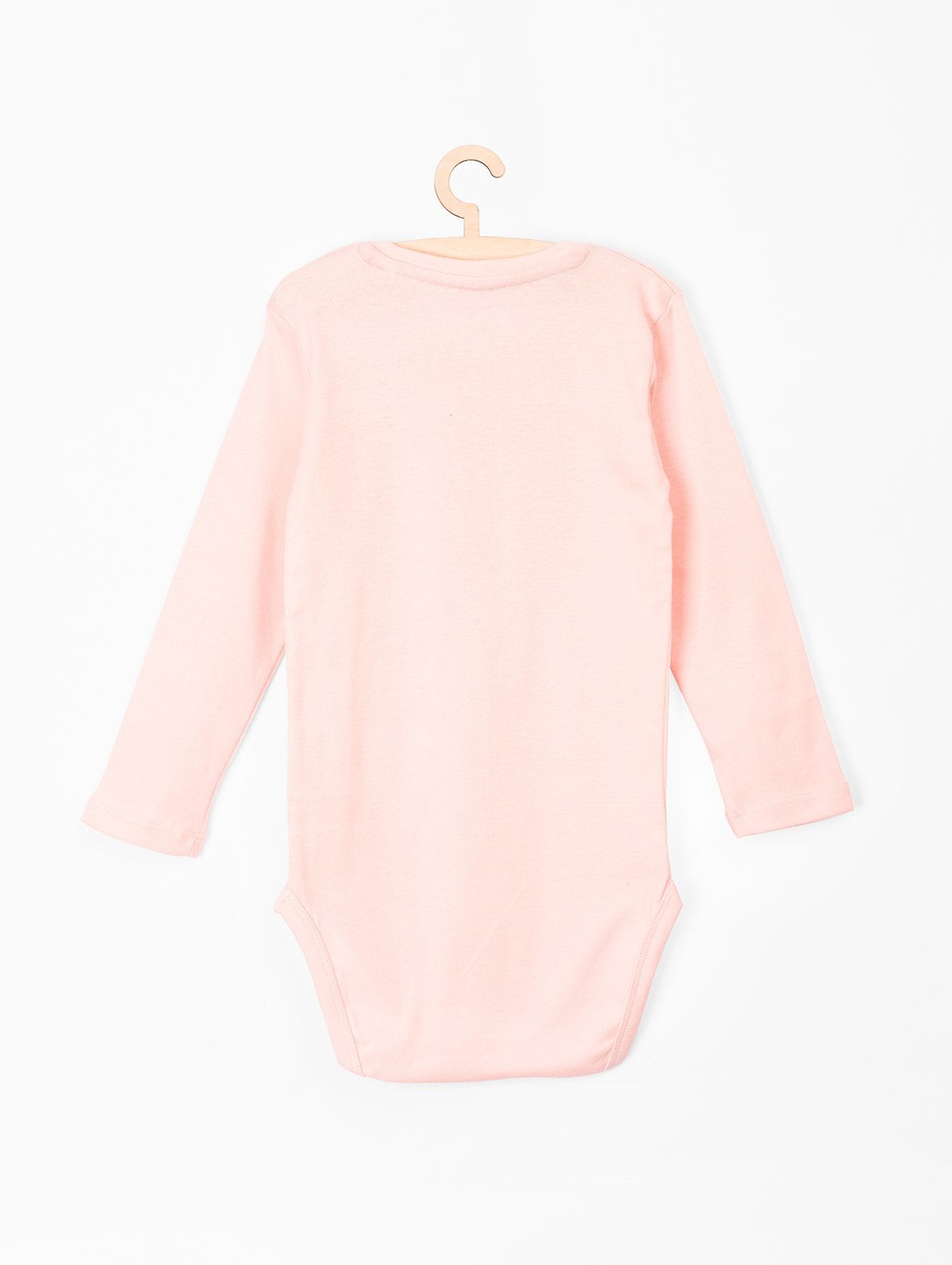 Body bawełniane dla niemowlaka różowe z napisem Cukiereczek