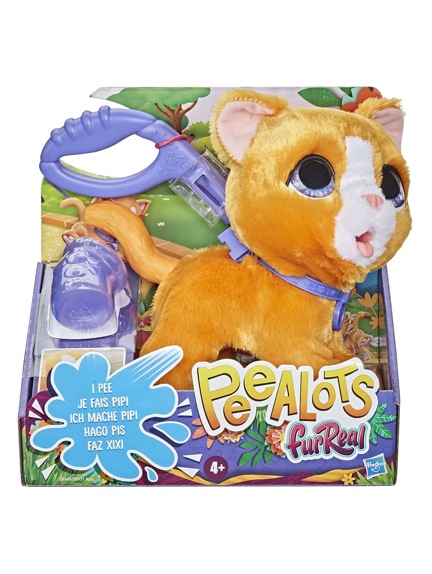 Furreal Peealots kot - zwierzaki na smyczy 4+
