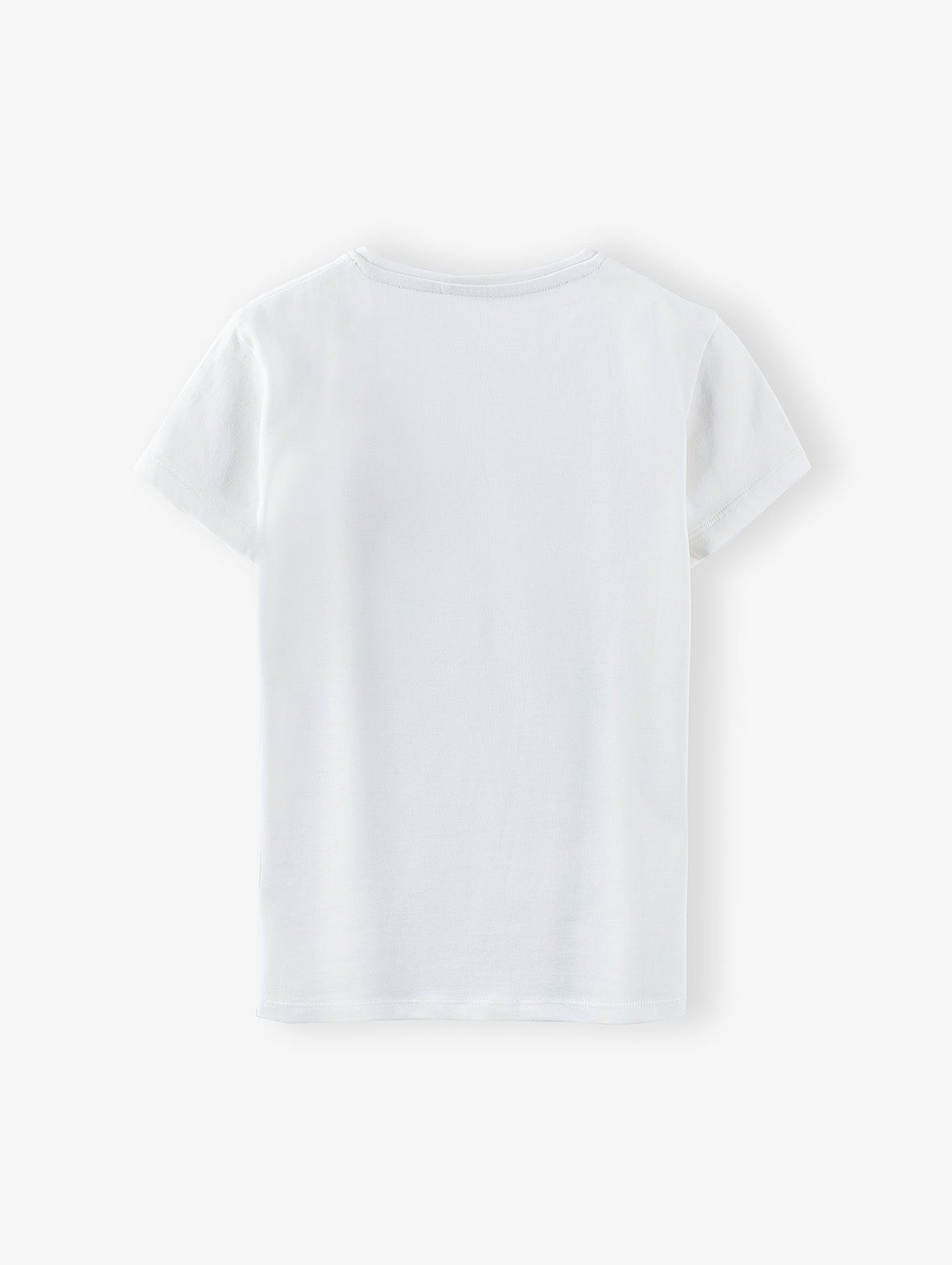 T-shirt dziewczęcy  Always On Vacay - biały