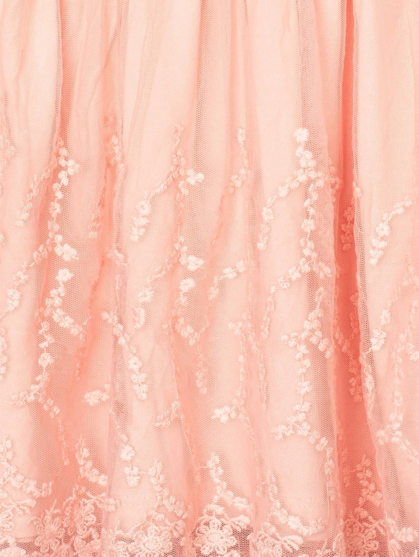Elegancka sukienka dla niemowlaka - różowa z koronką