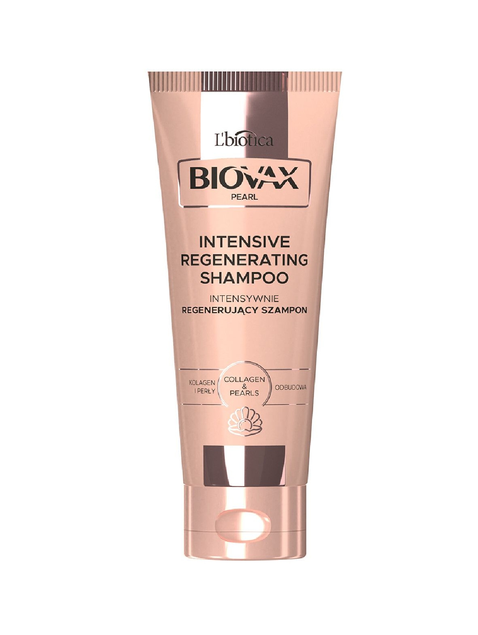 Biovax Glamour Pearl szampon intensywnie regenerujący Kolagen & Perły 200 ml