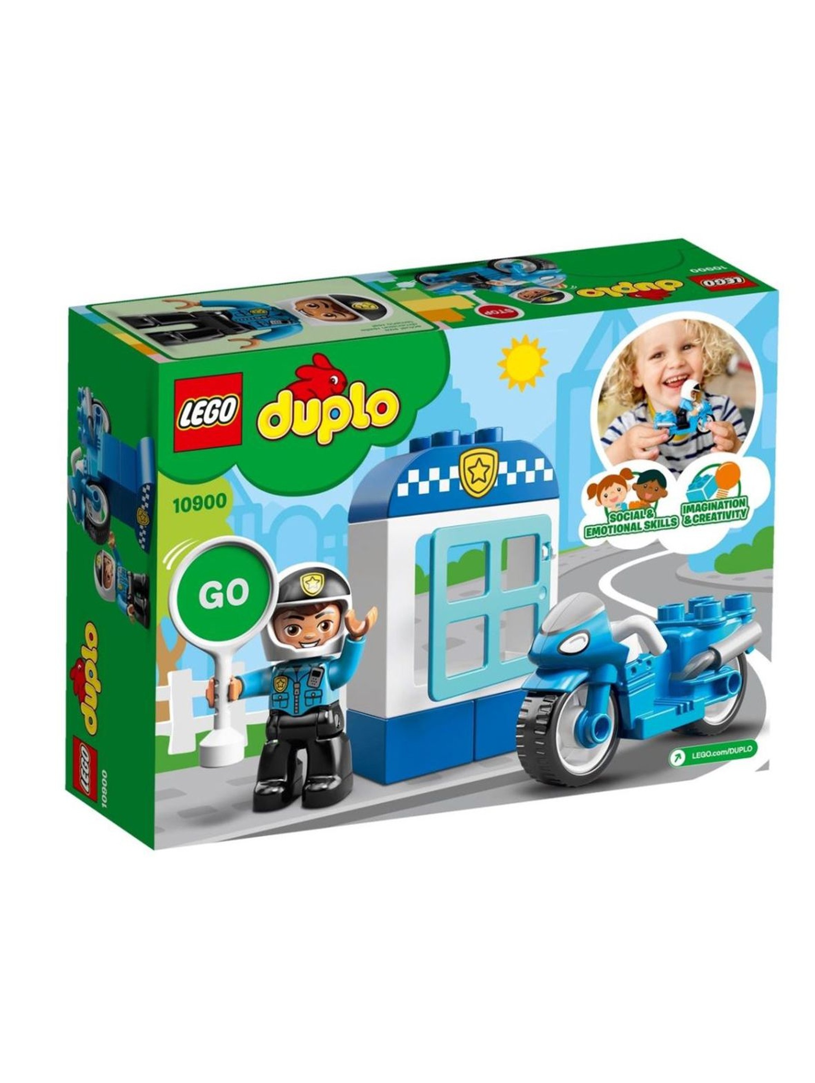 Lego  Duplo - Motocykl policyjny - 8 elementów wiek 2+