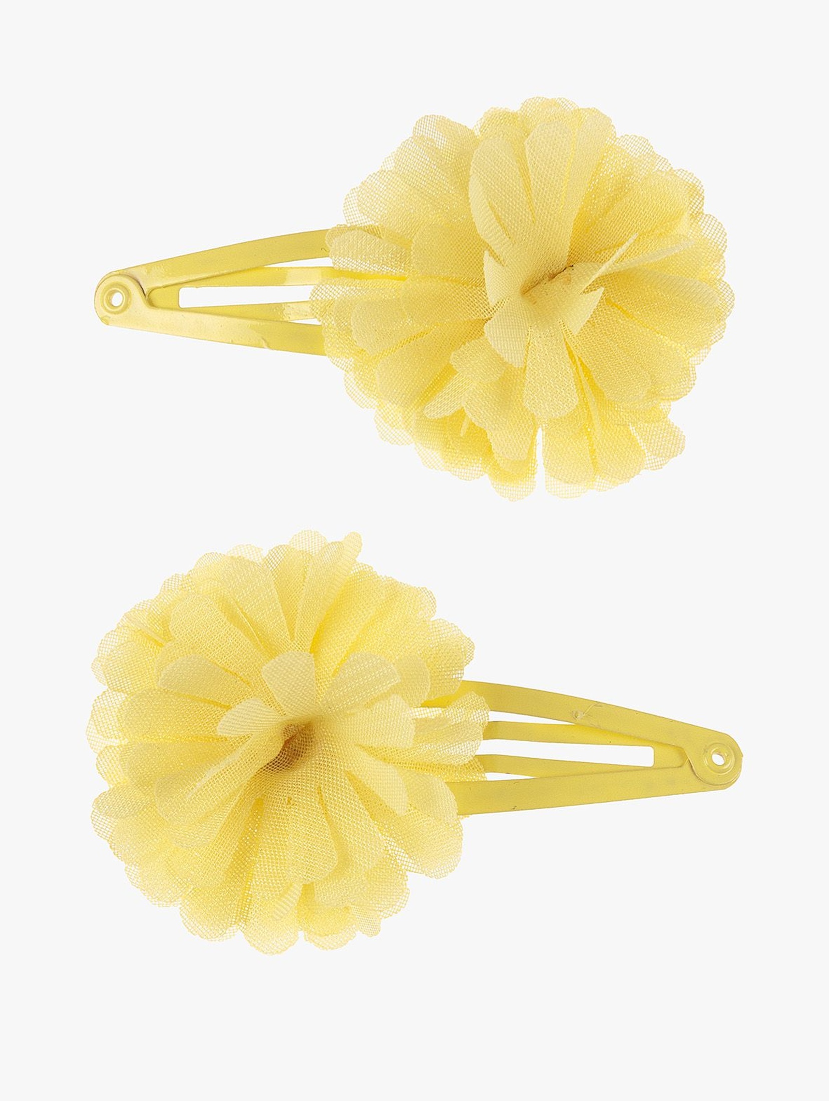Spinki do włosów żółte kwiatki- 2szt